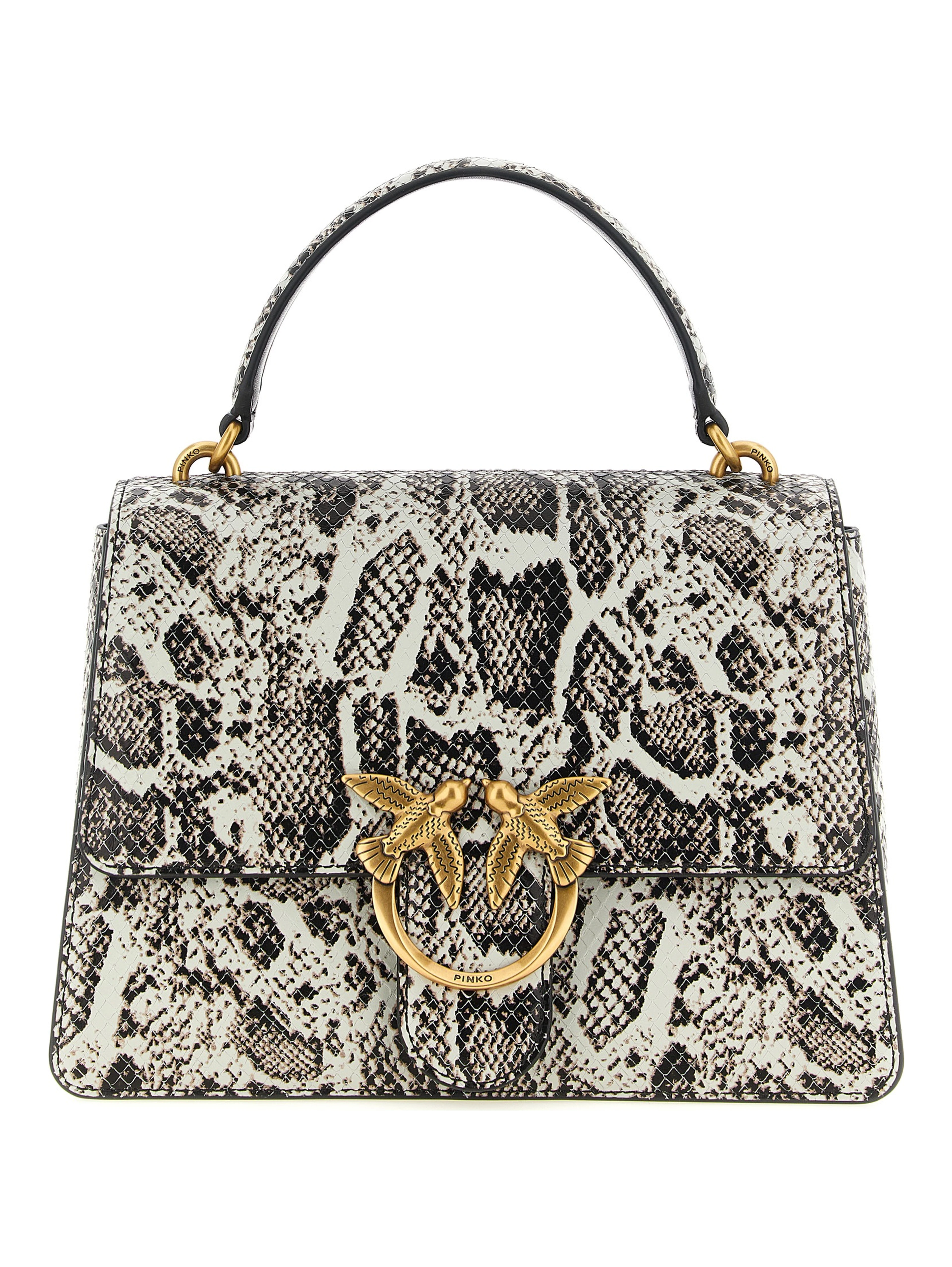 Gray Calfskin Handbag