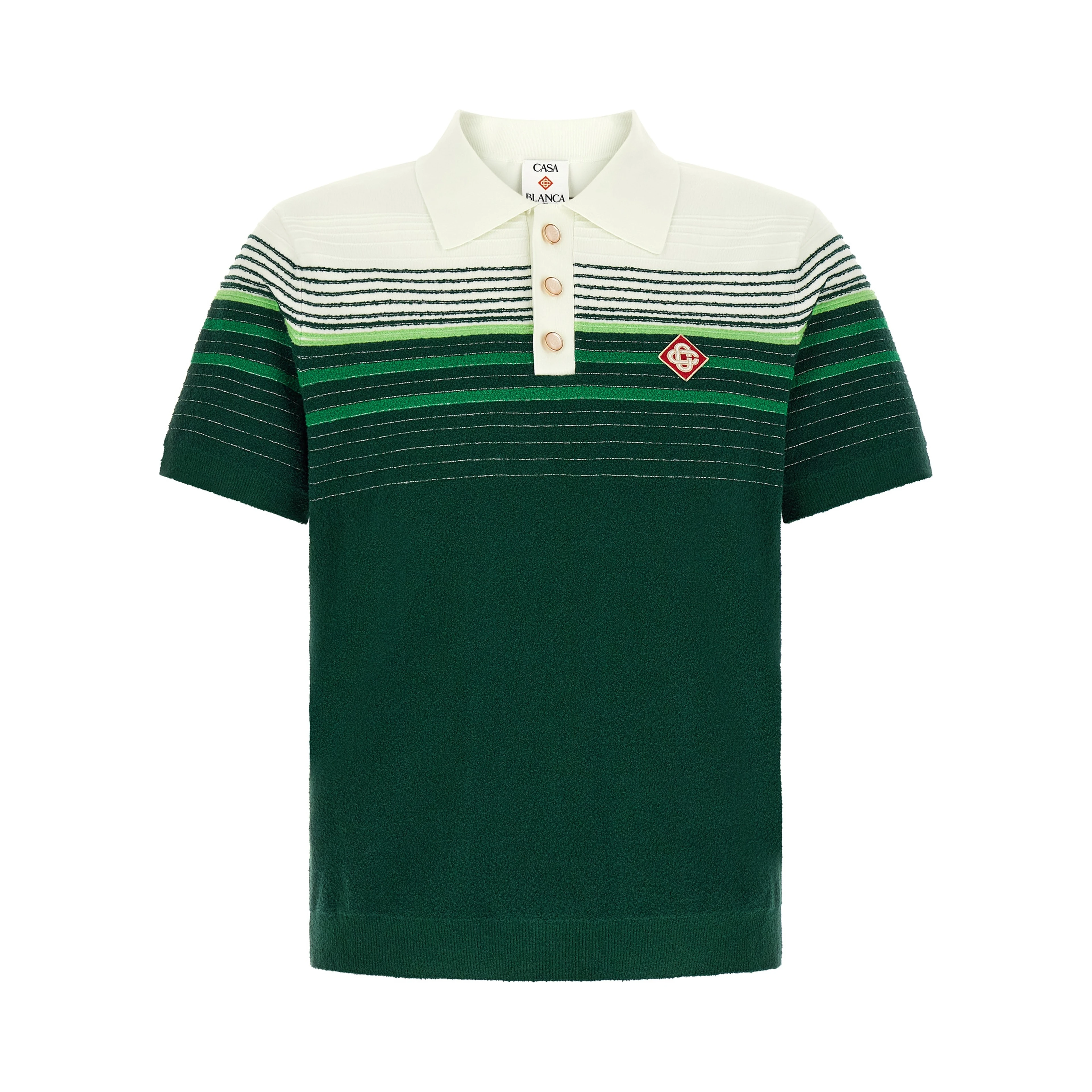 Bicolor Cotton Polo Shirt