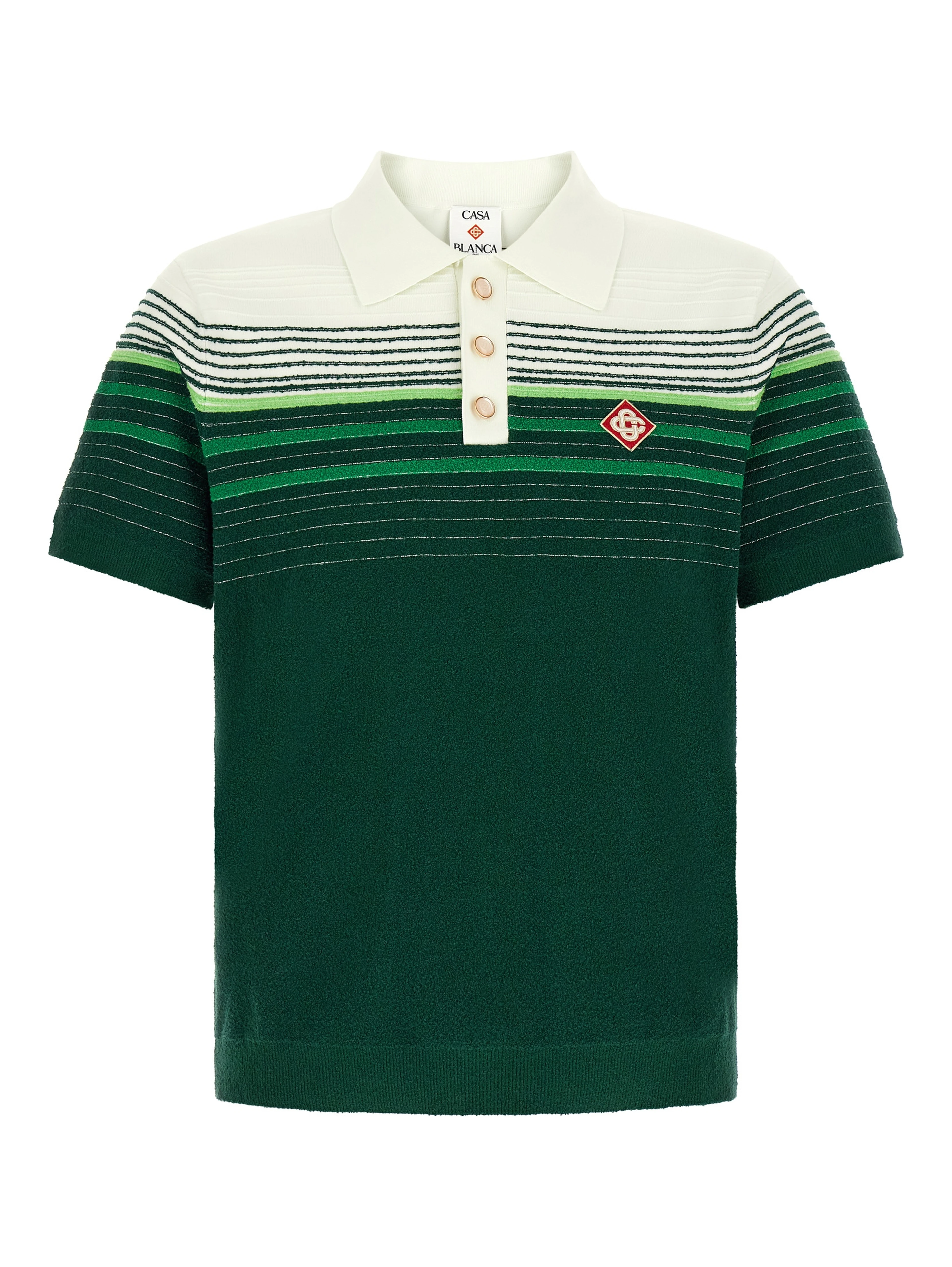 Bicolor Cotton Polo Shirt