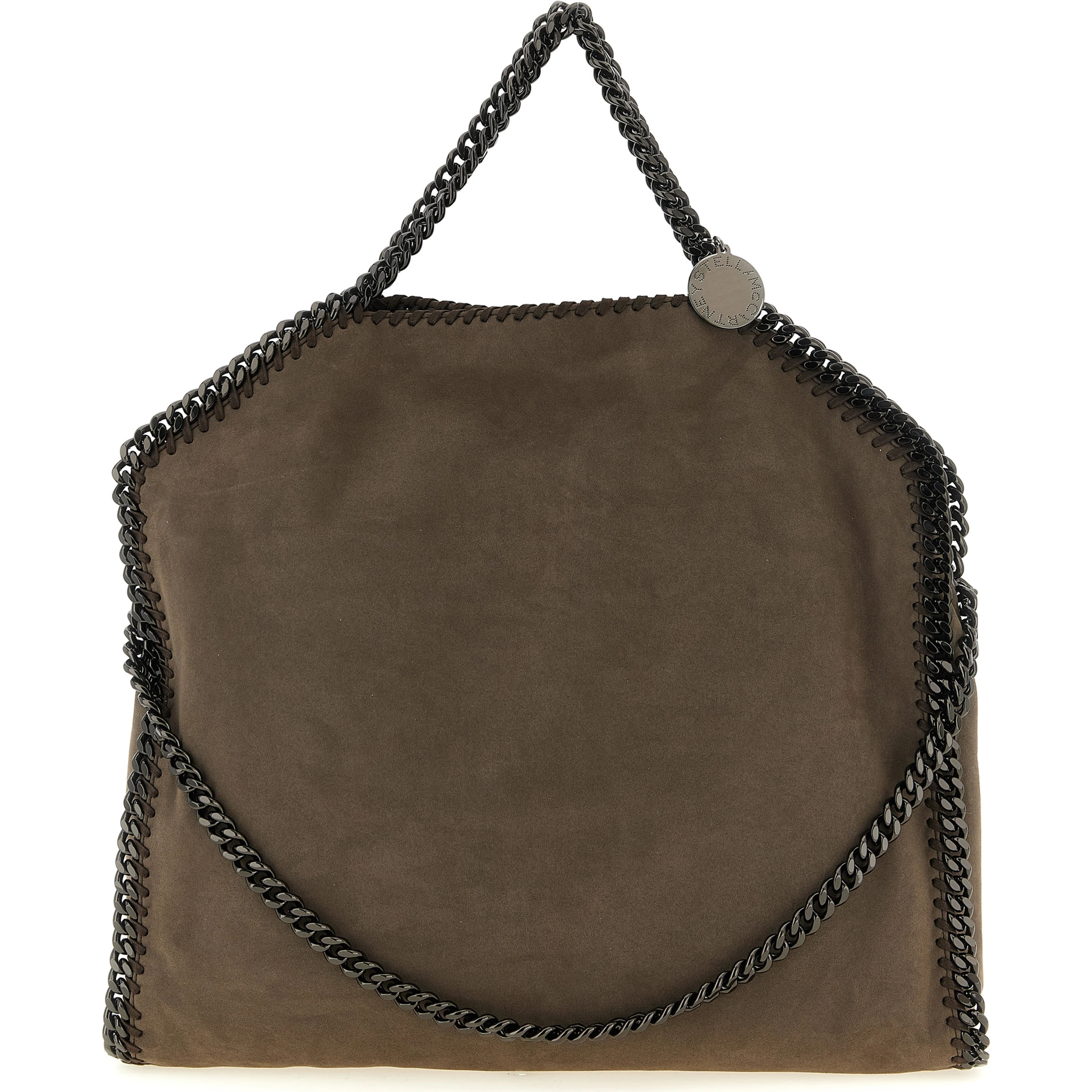 Gray Polyamide Handbag