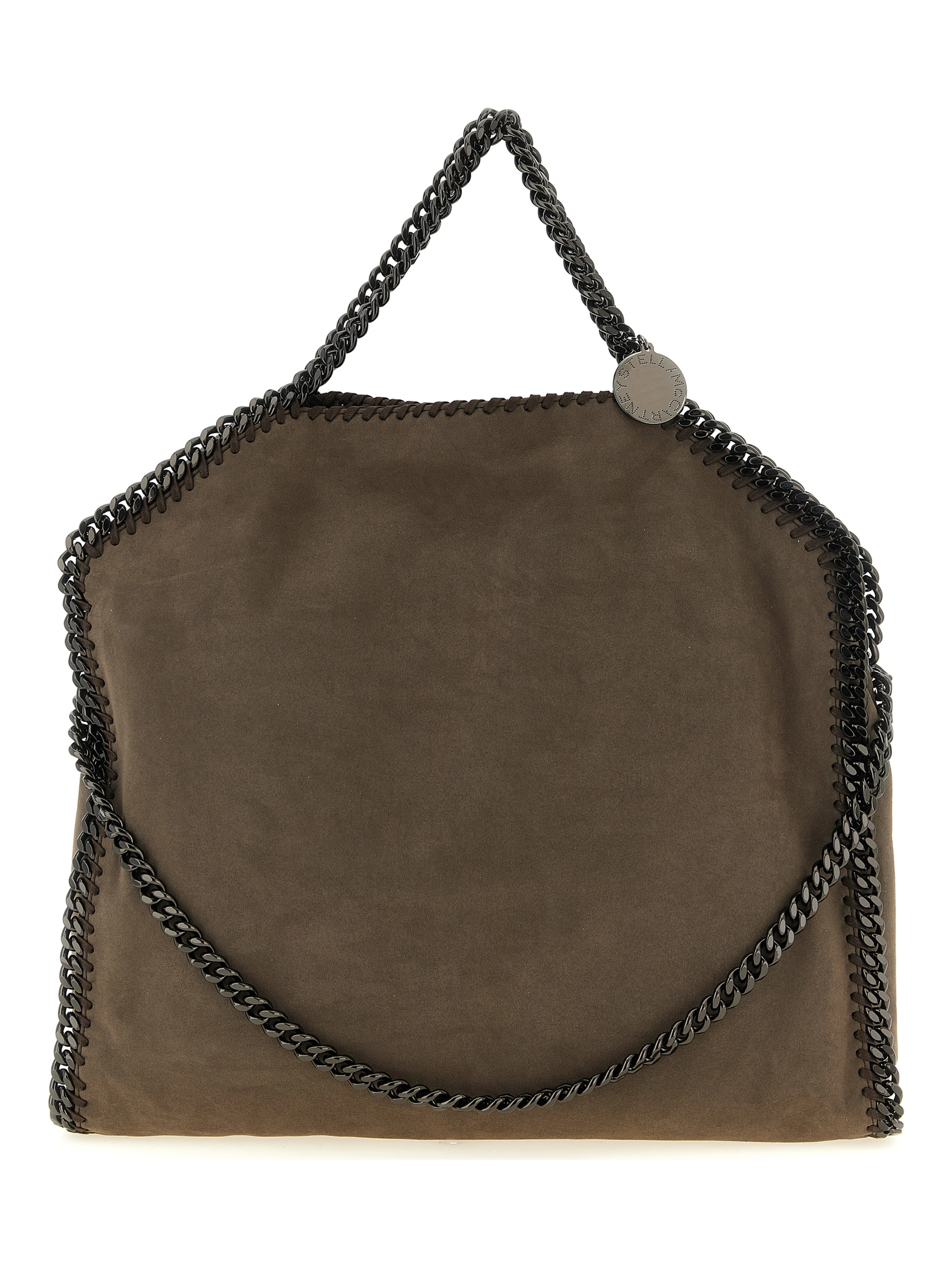 Gray Polyamide Handbag