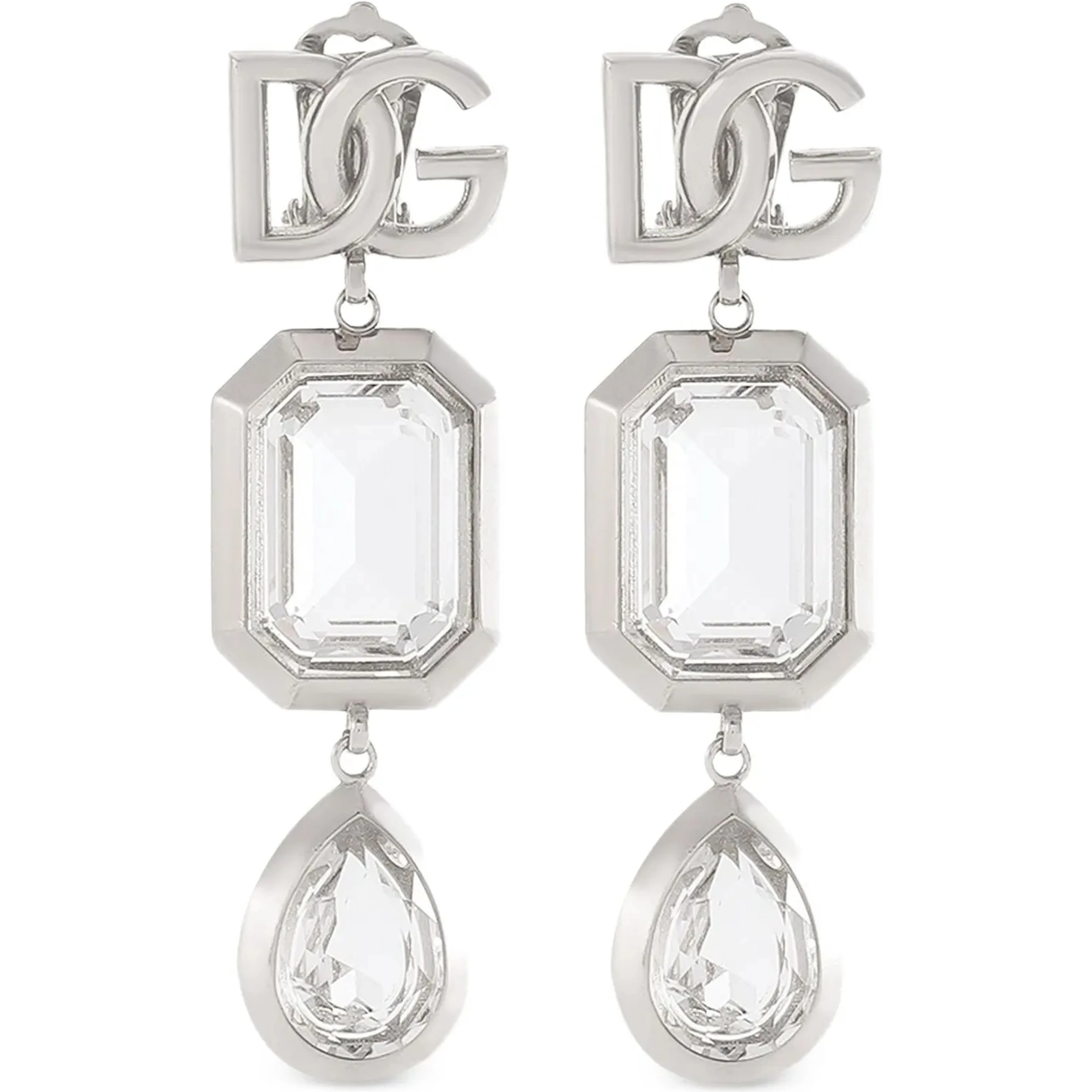 Silver Brass Earrings