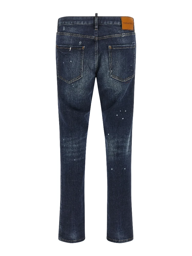 Blue Cotton Straight-Leg Jeans alternative