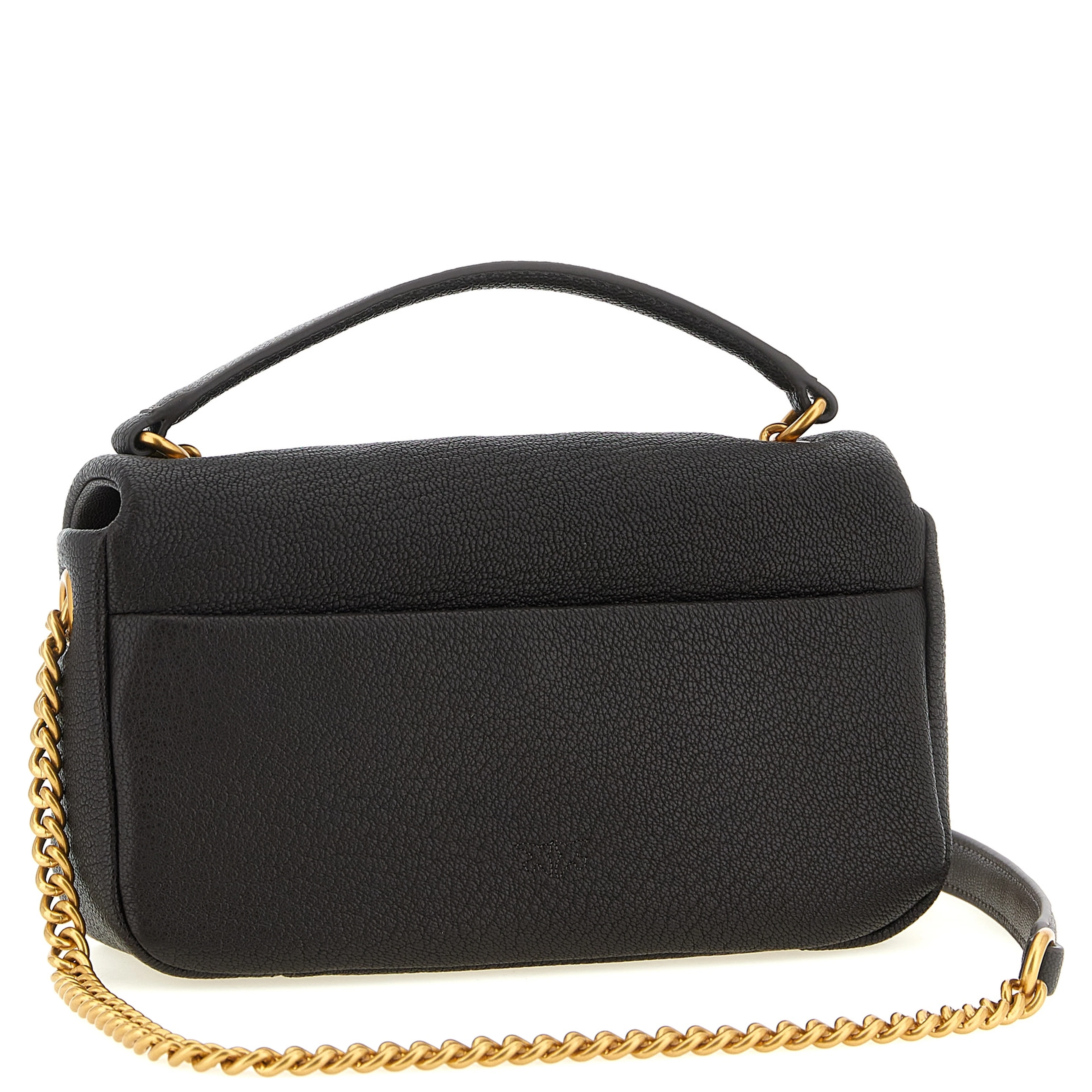 Brown Lamb Leather Crossbody Bag