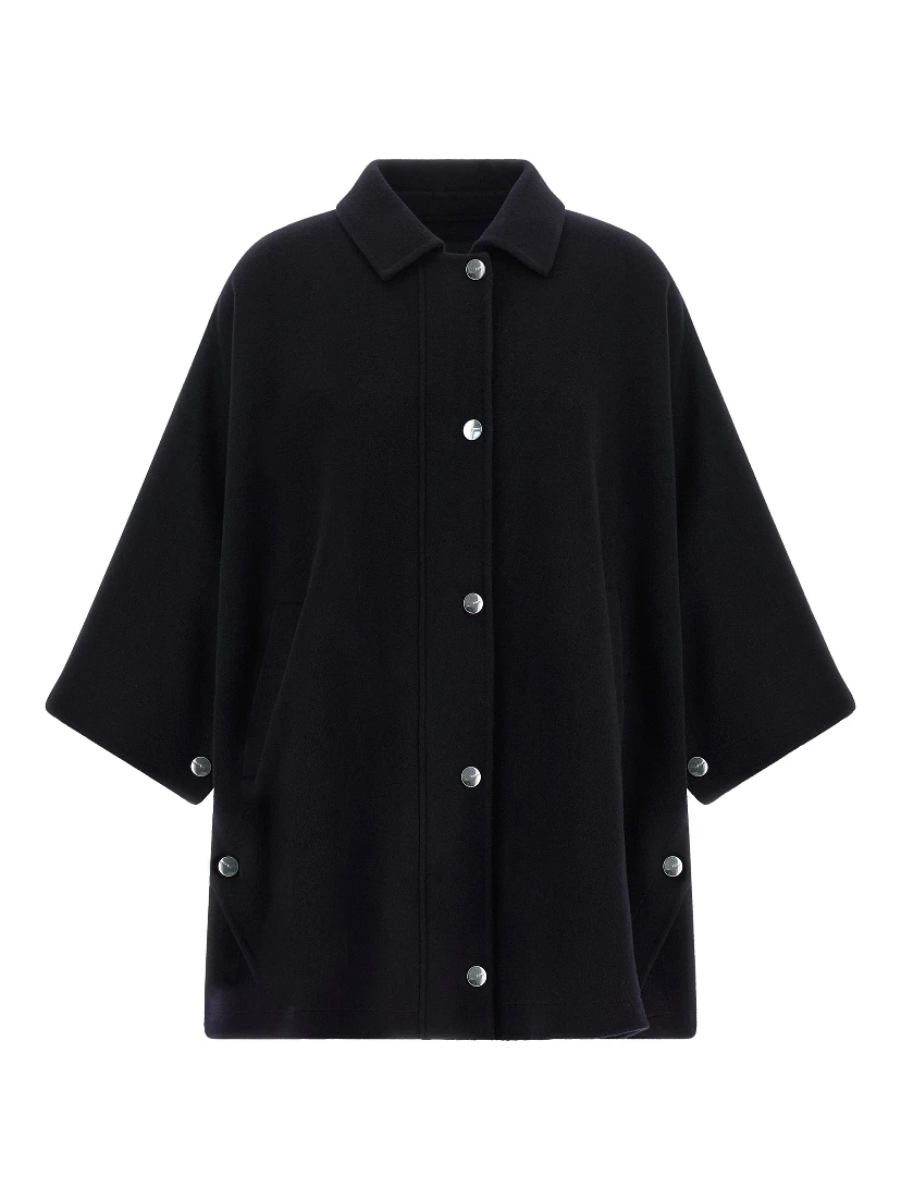 Blue Wool Coat