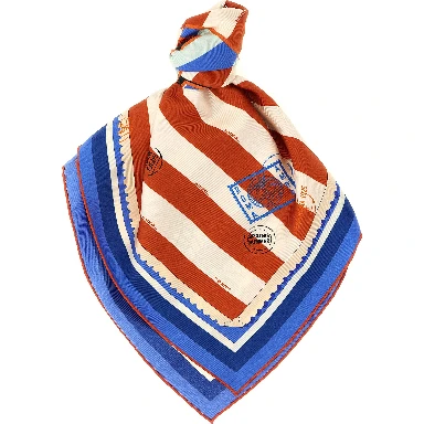 Multicolor Silk Foulard