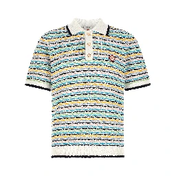 Multicolor Cotton Polo Shirt