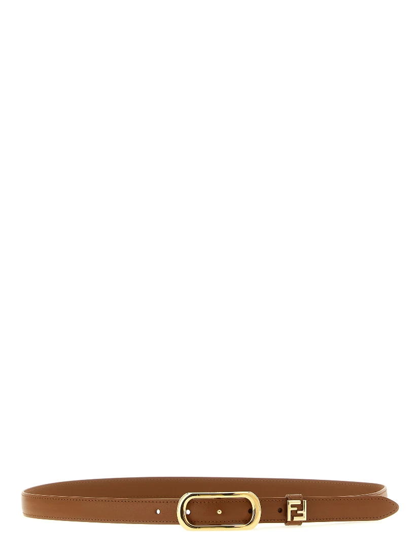 Brown Calfskin Regular Belt