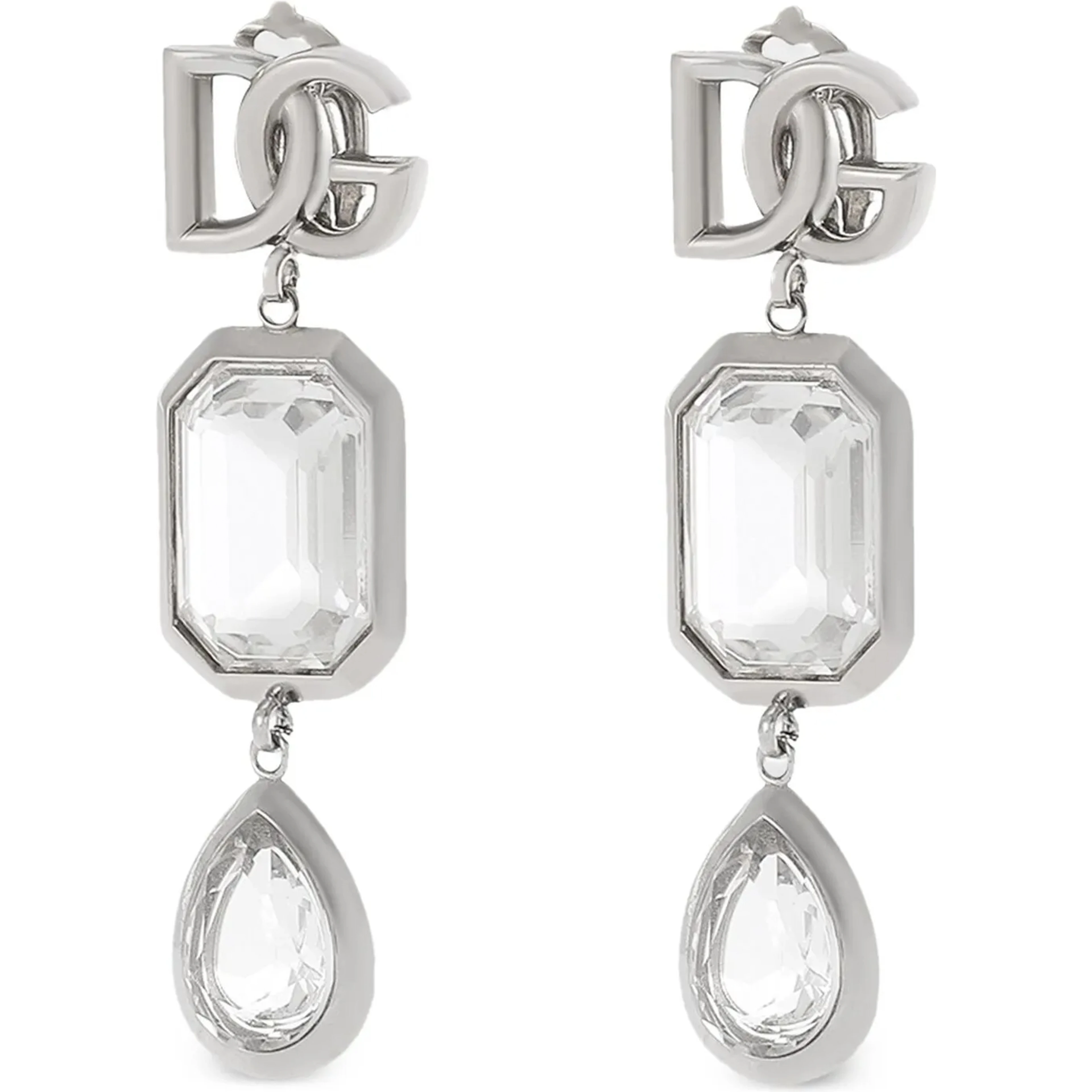 Silver Brass Earrings