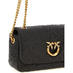 Brown Lamb Leather Crossbody Bag