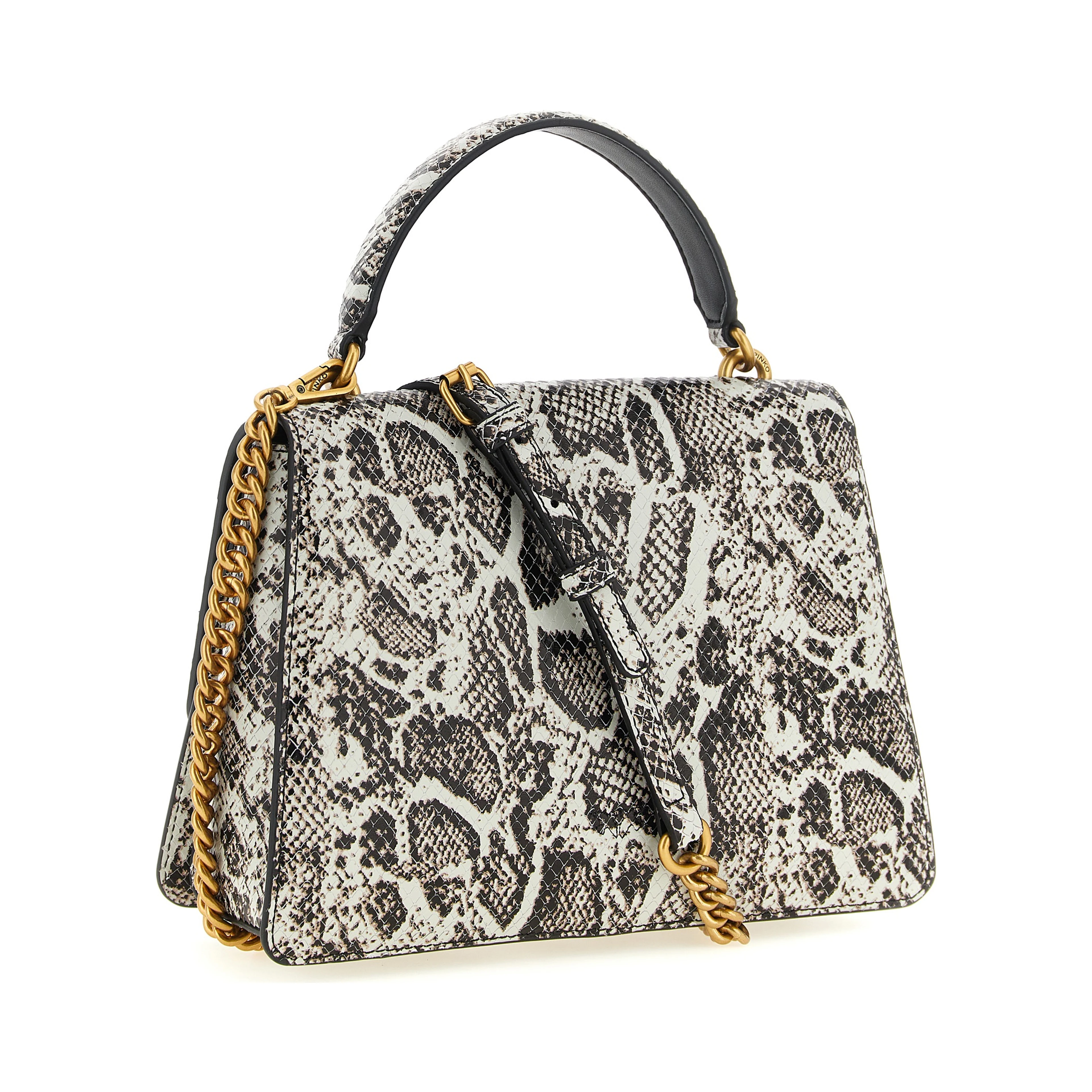 Gray Calfskin Handbag