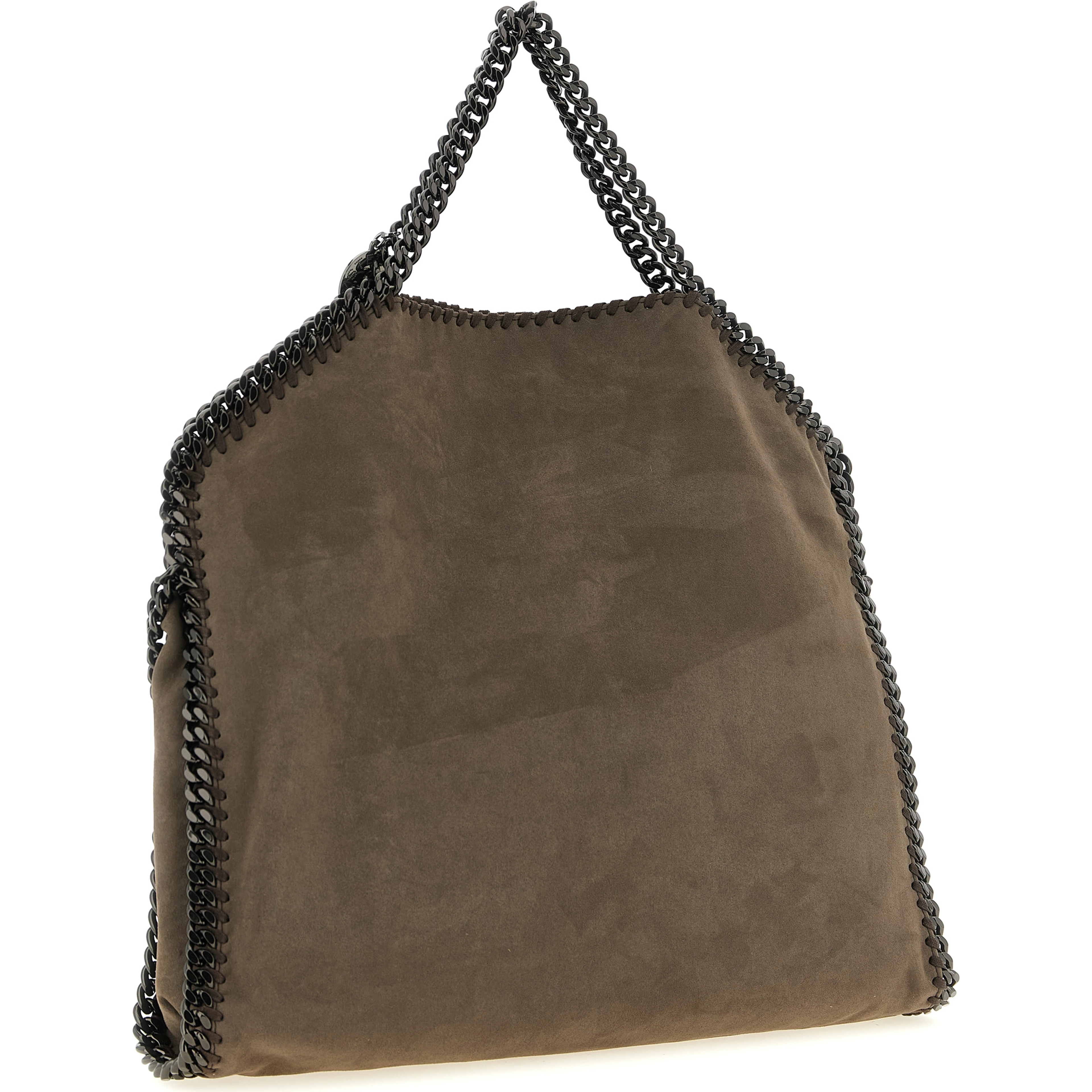 Gray Polyamide Handbag