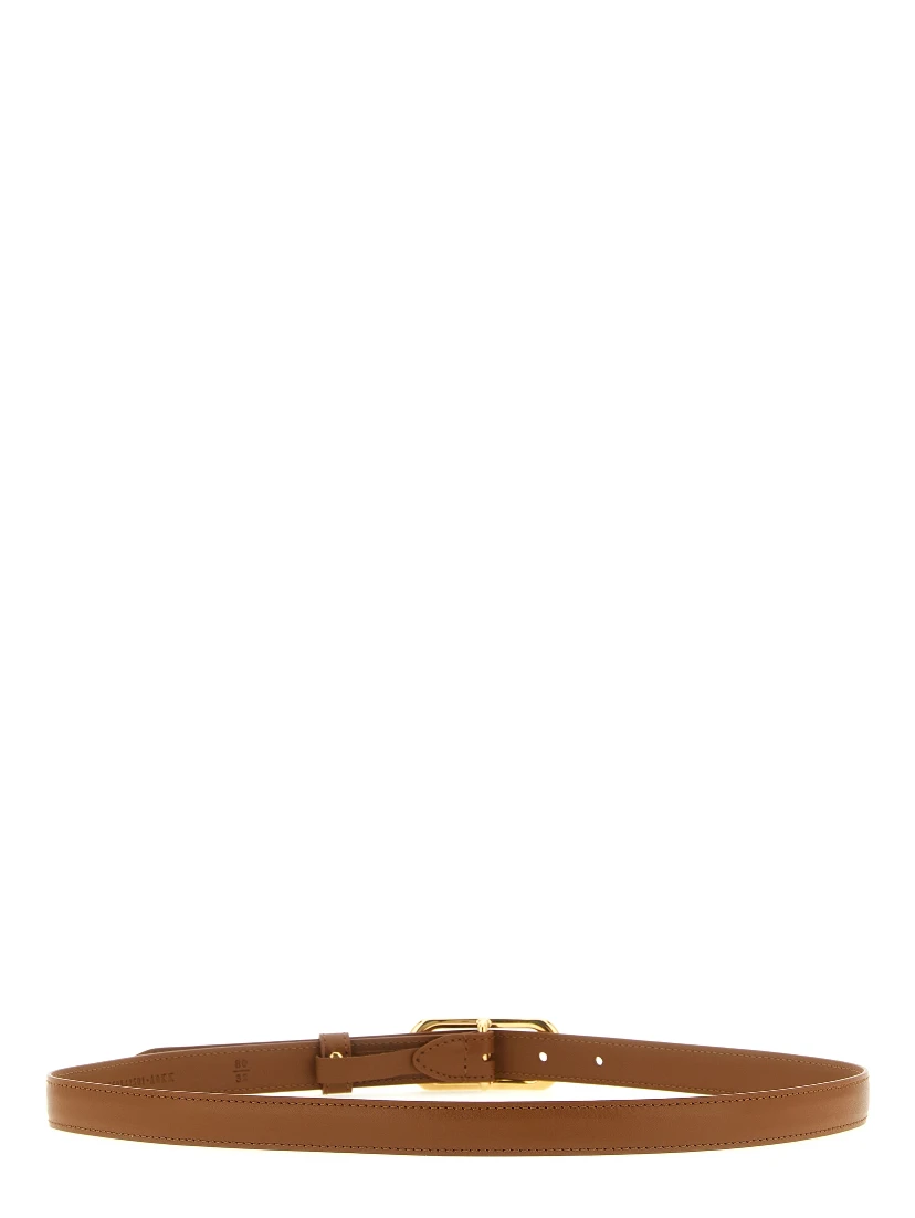 Brown Calfskin Regular Belt