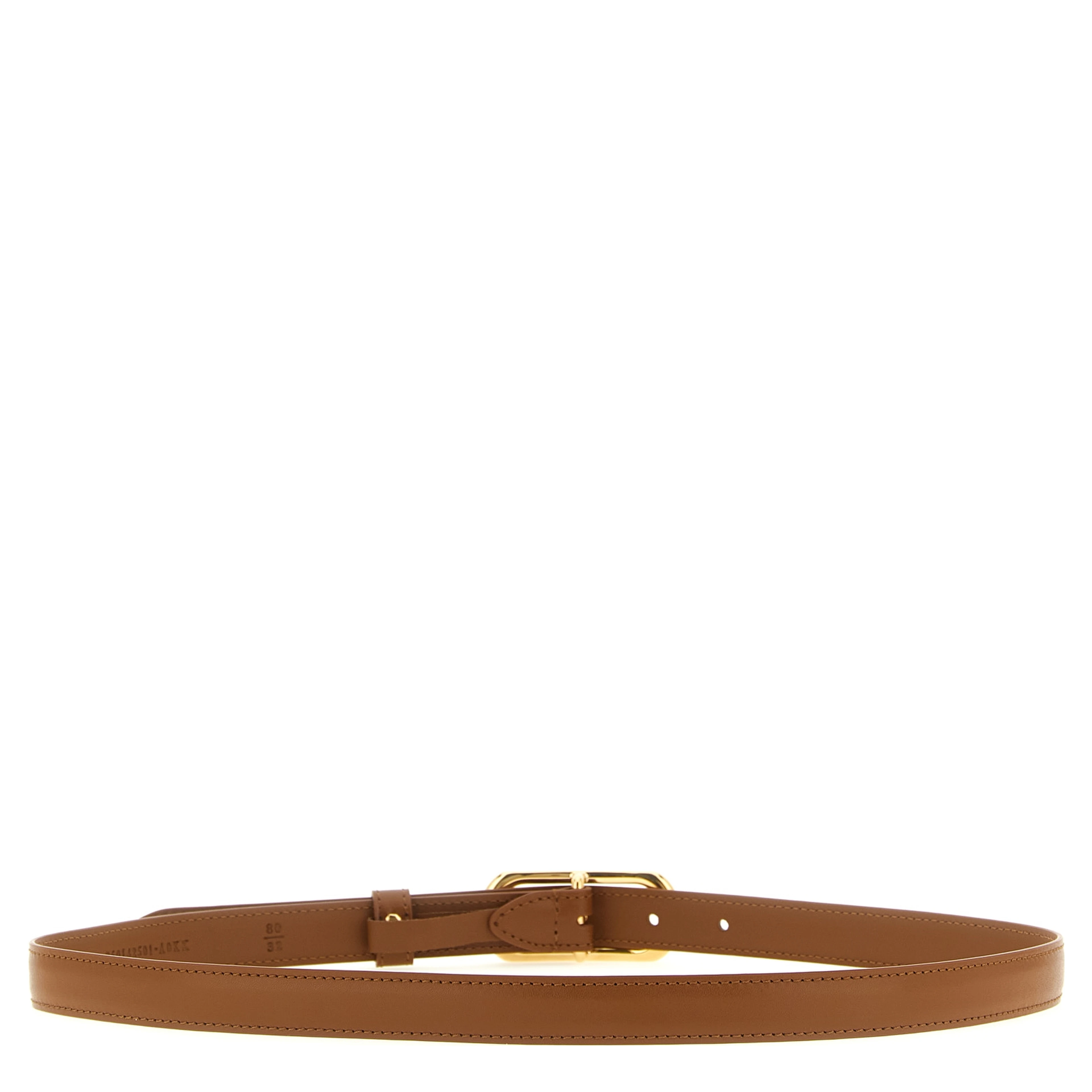 Brown Calfskin Regular Belt