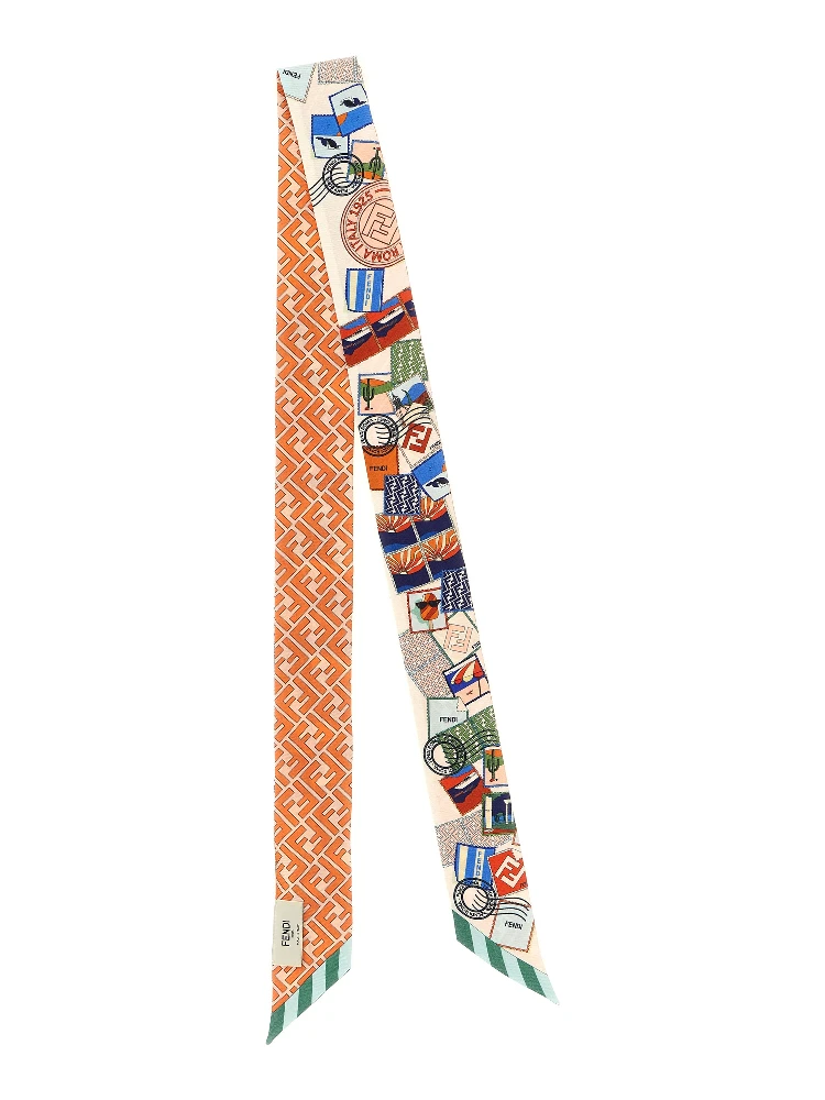 Multicolor Silk Hairband