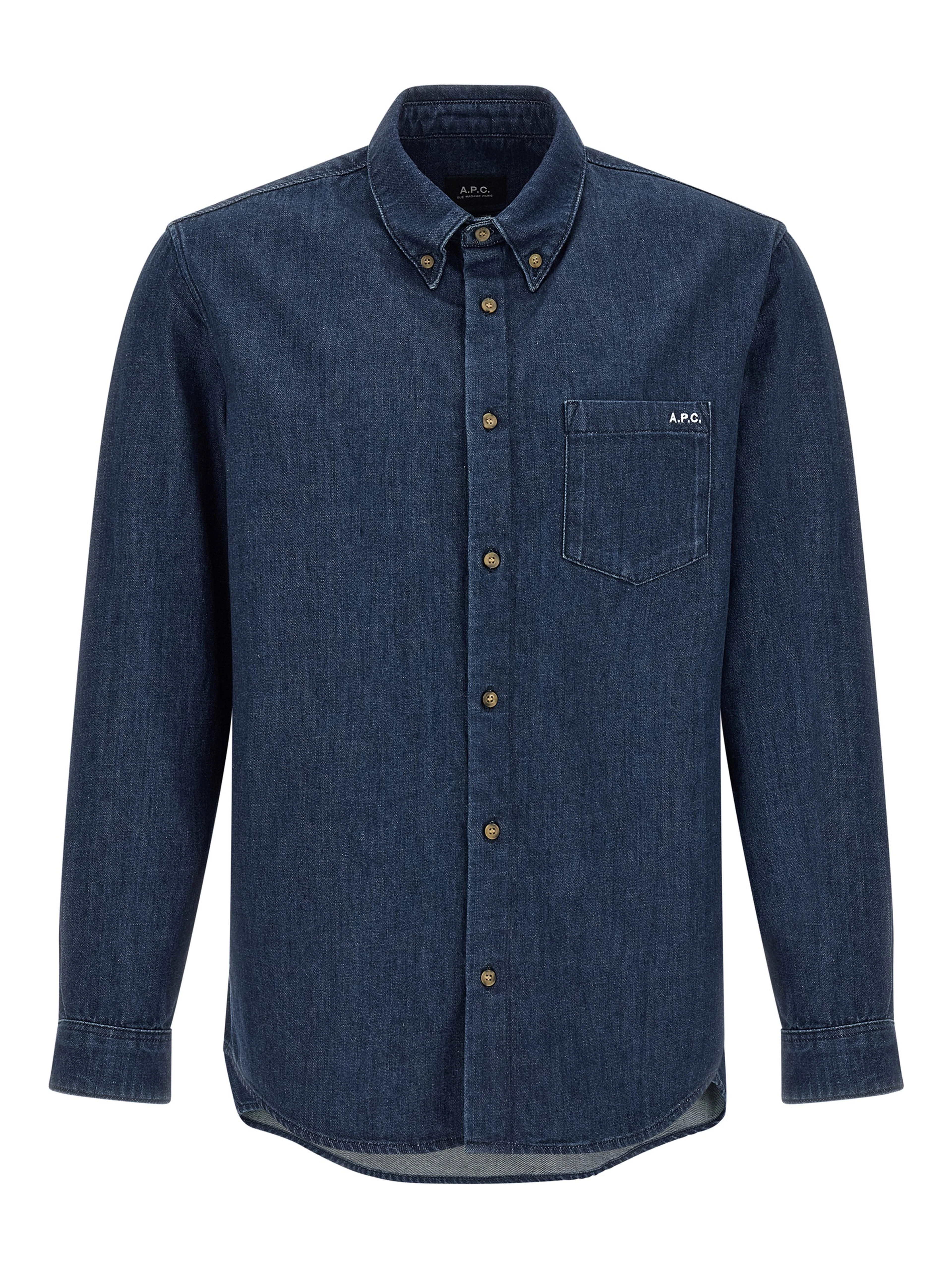 Blue Cotton Blouse