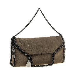 Gray Polyamide Handbag