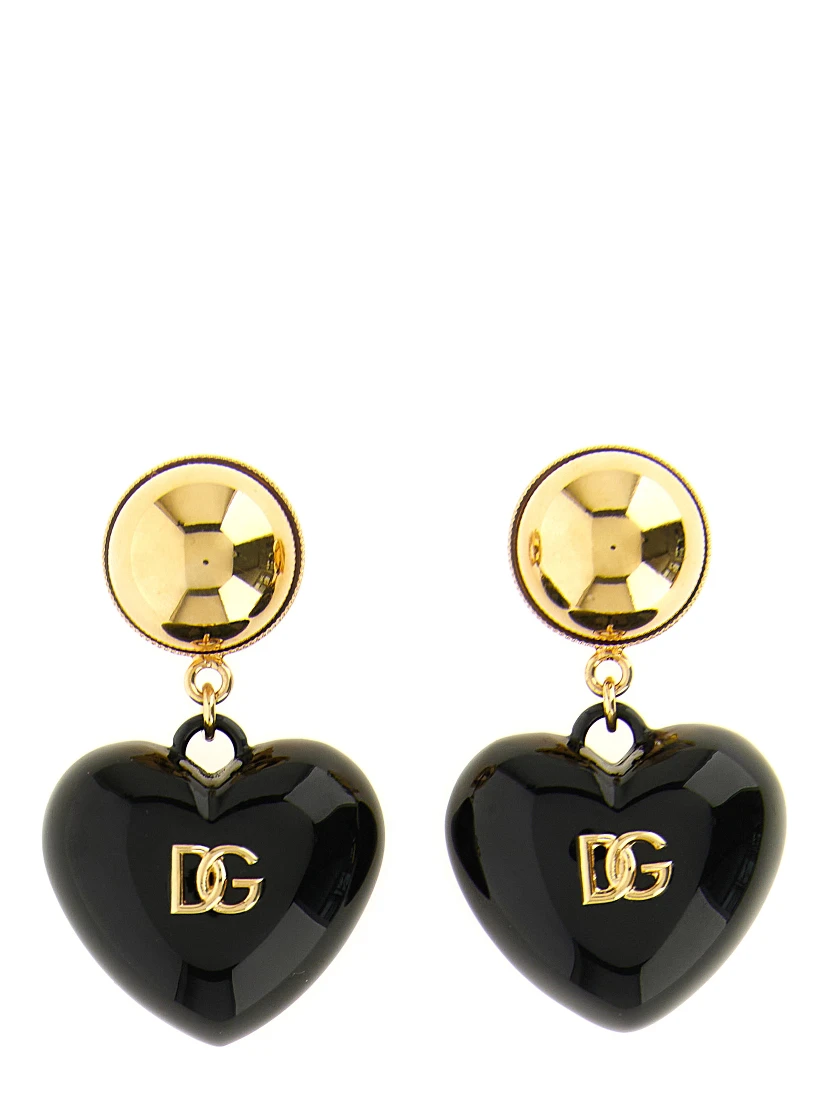 Black Brass Earrings