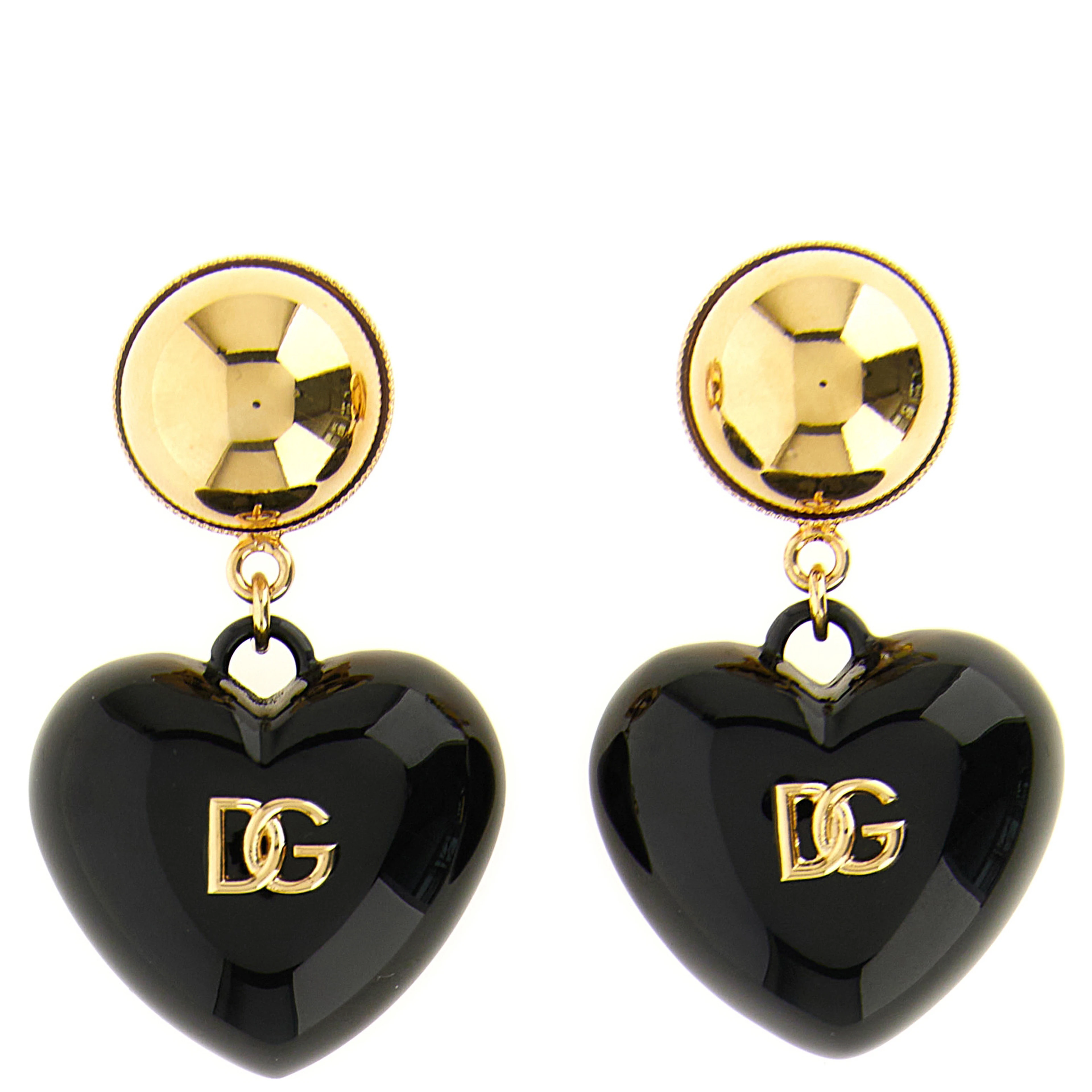 Black Brass Earrings