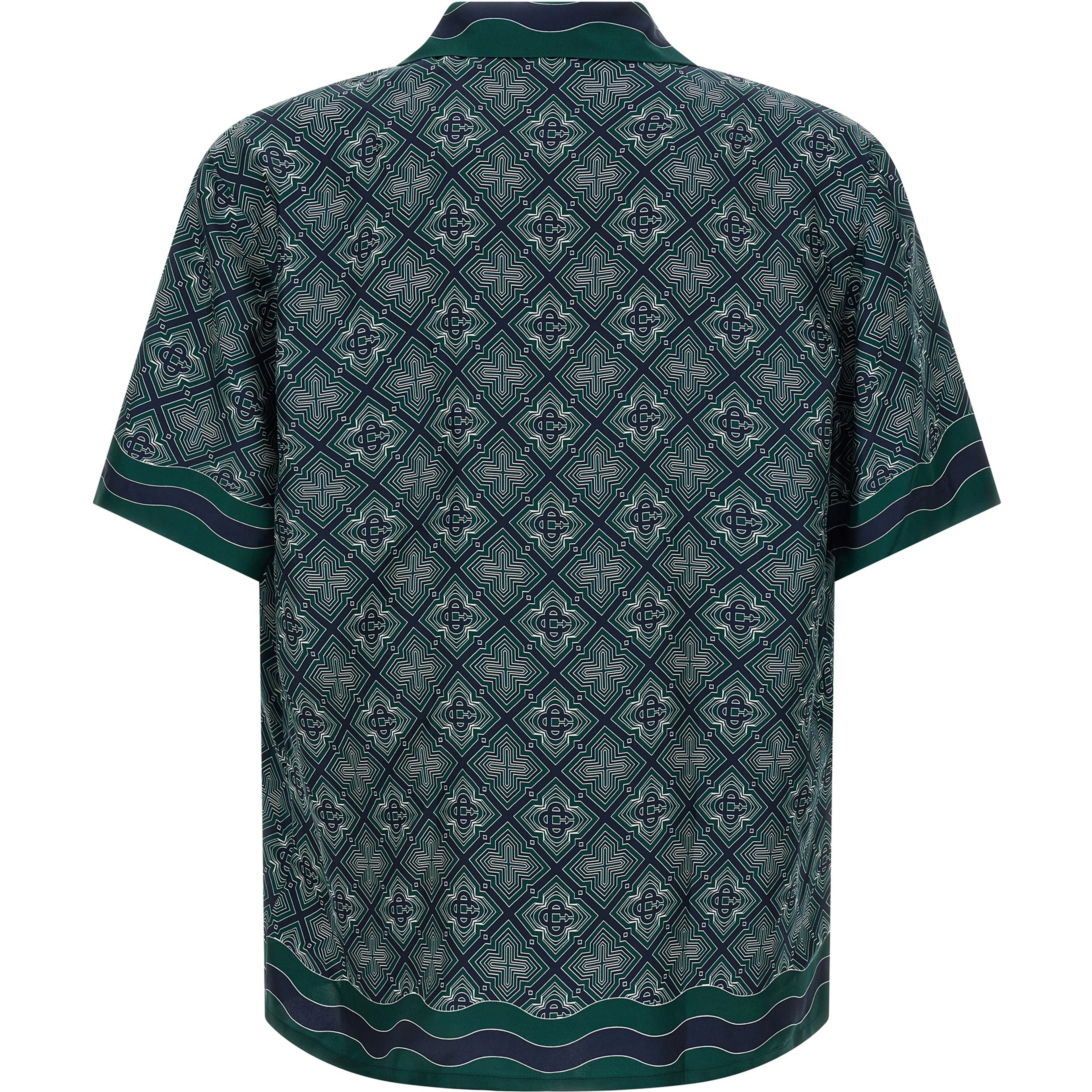 Bicolor Silk Blouse