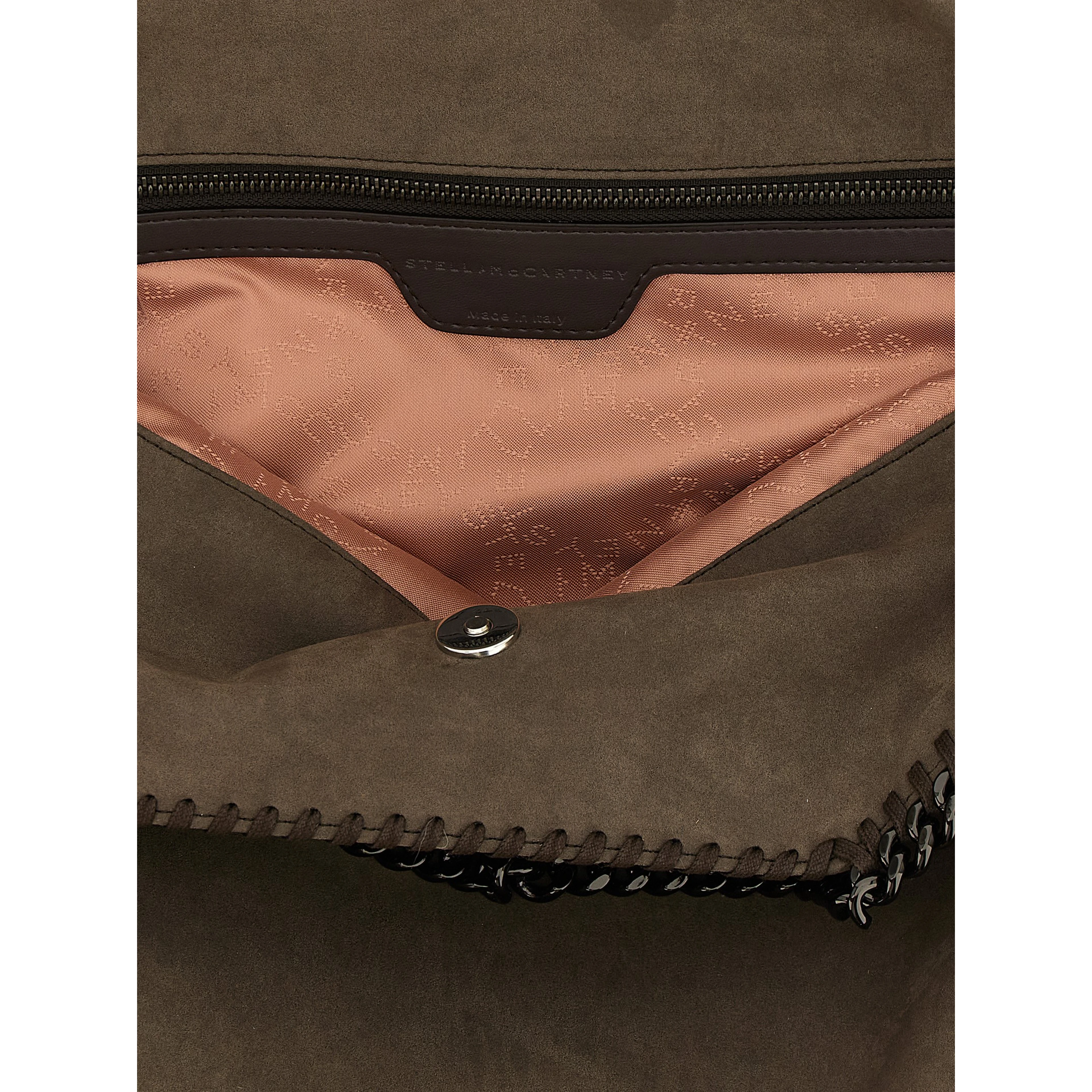 Gray Polyamide Handbag