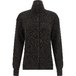 Brown Wool Cardigan