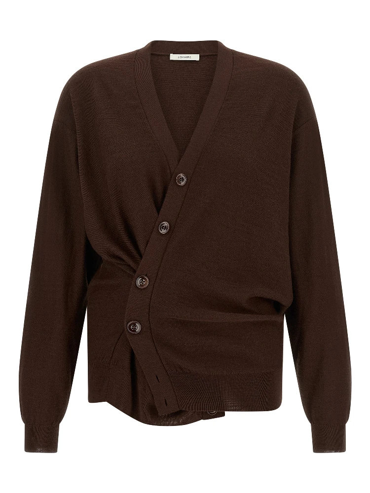 Bordeaux Wool Cardigan