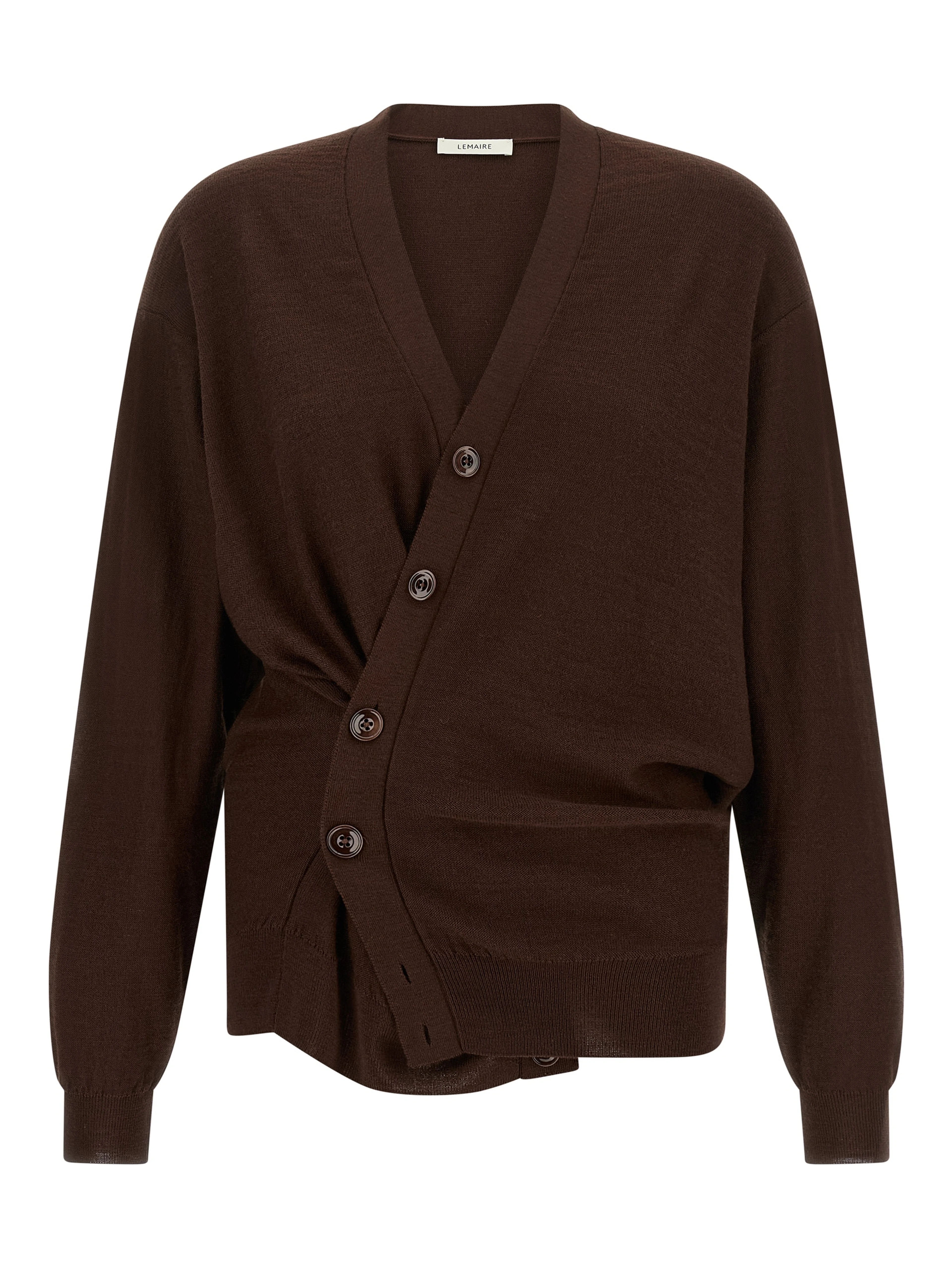 Bordeaux Wool Cardigan