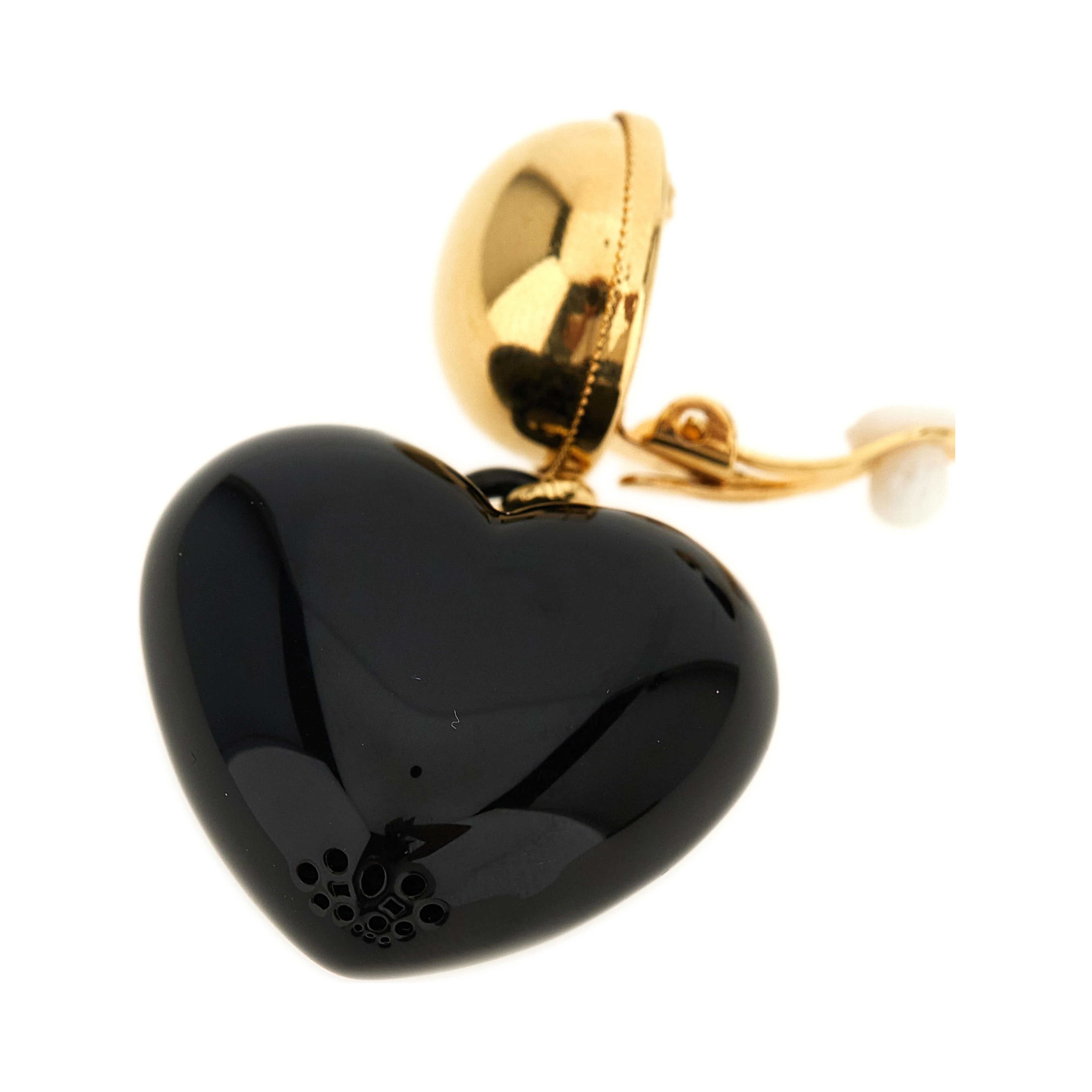 Black Brass Earrings