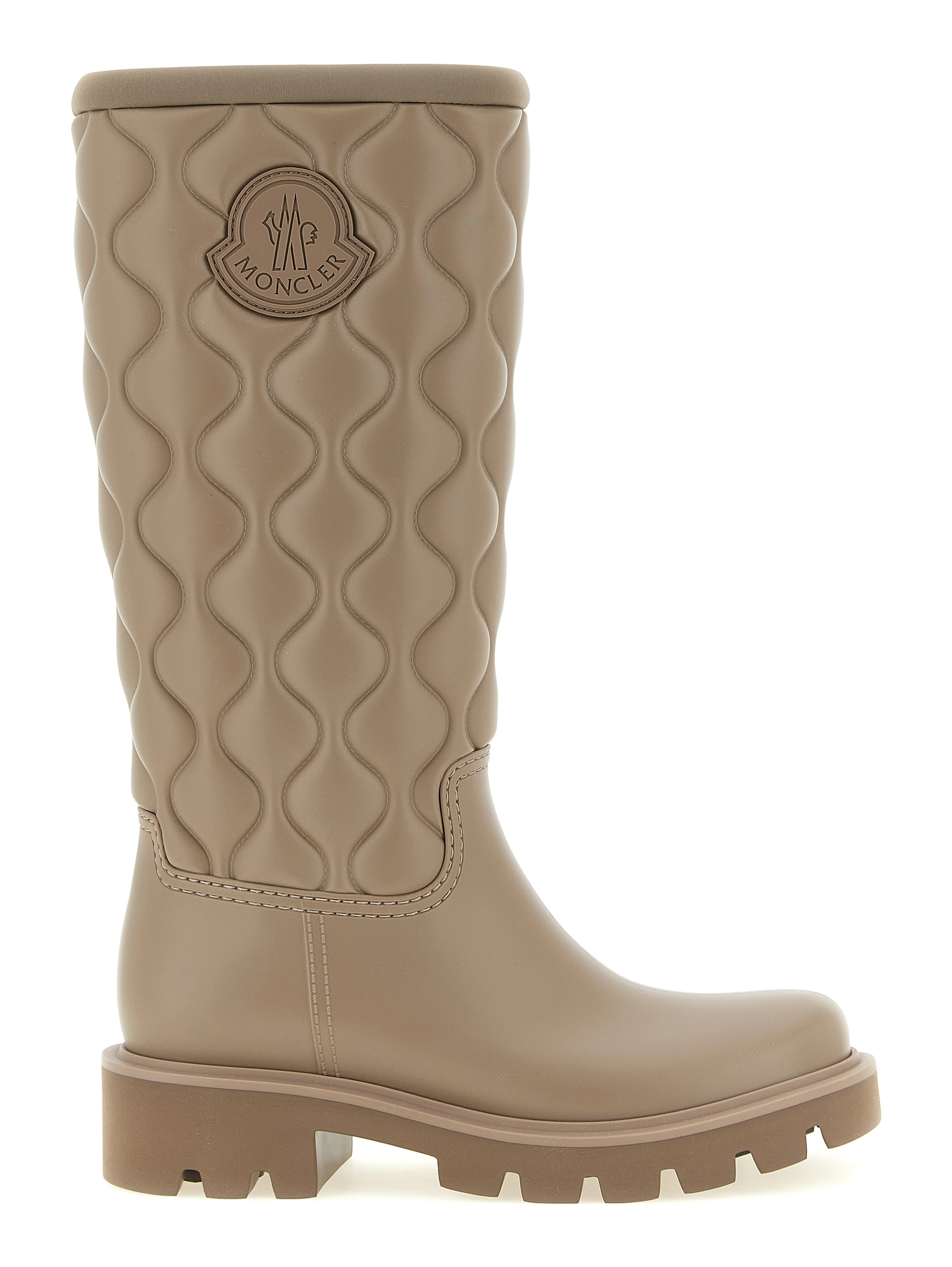 Beige Pvc Over The Knee