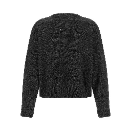 Gray Wool Cardigan
