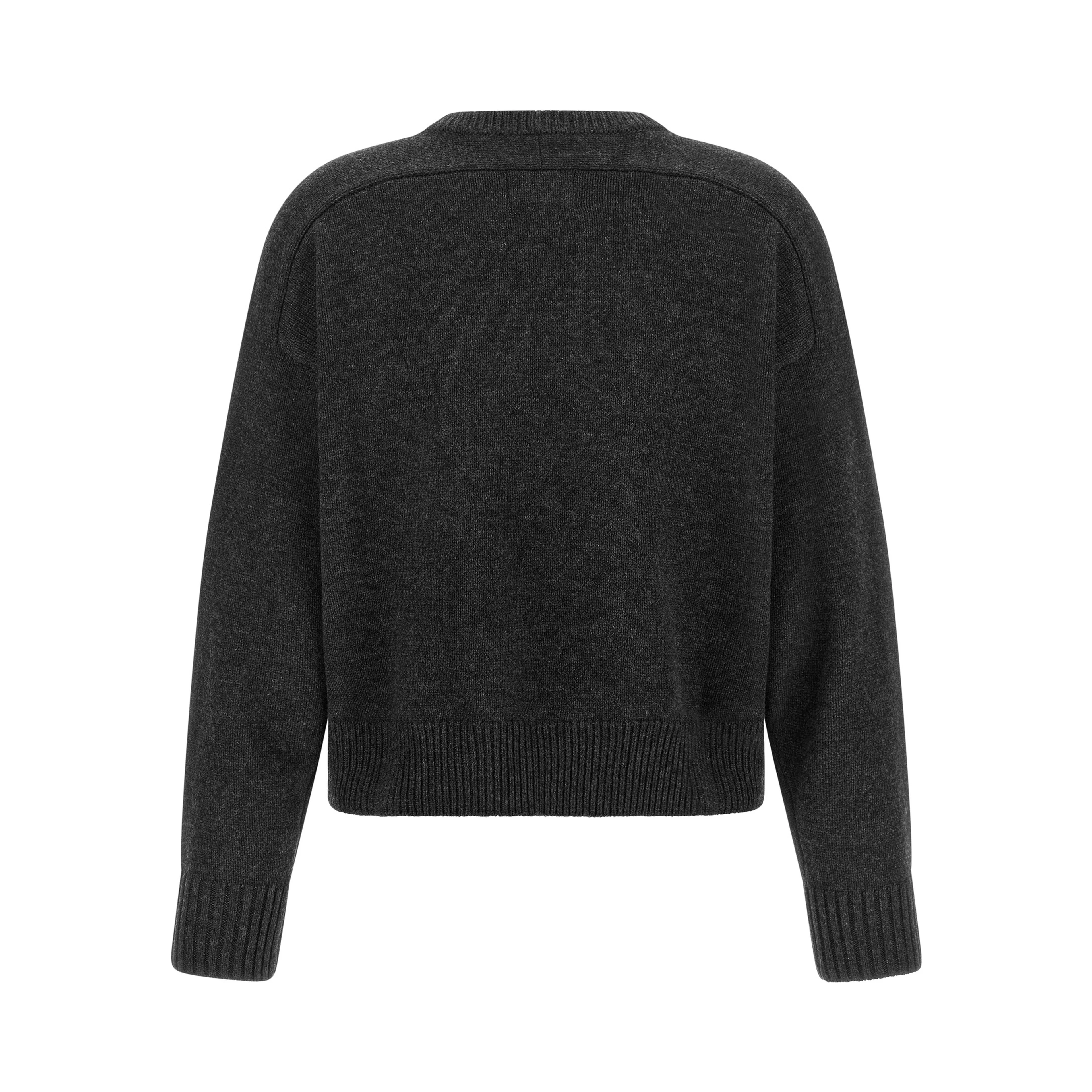 Gray Wool Cardigan