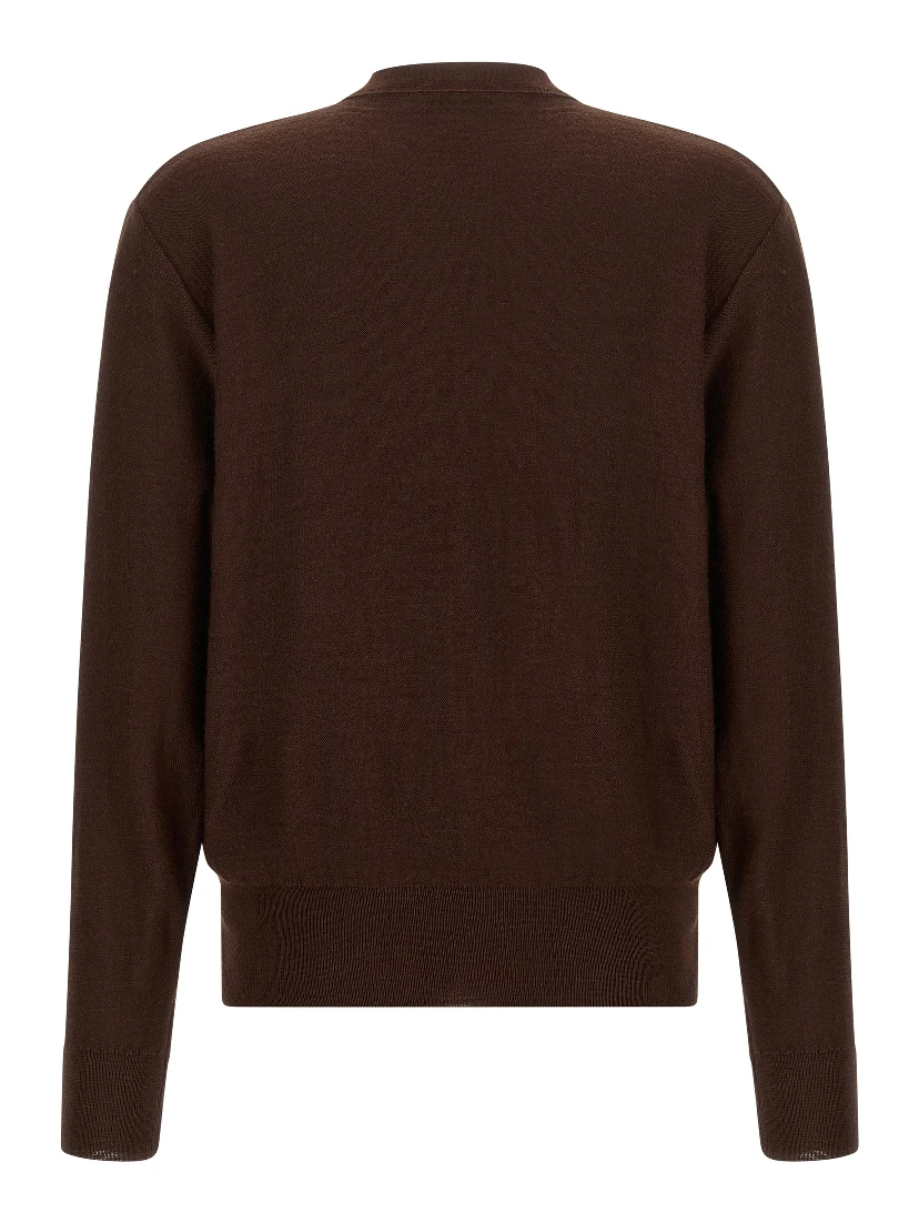 Bordeaux Wool Cardigan