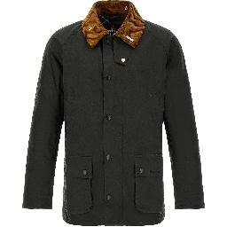 Bicolor Cotton Shell Jacket