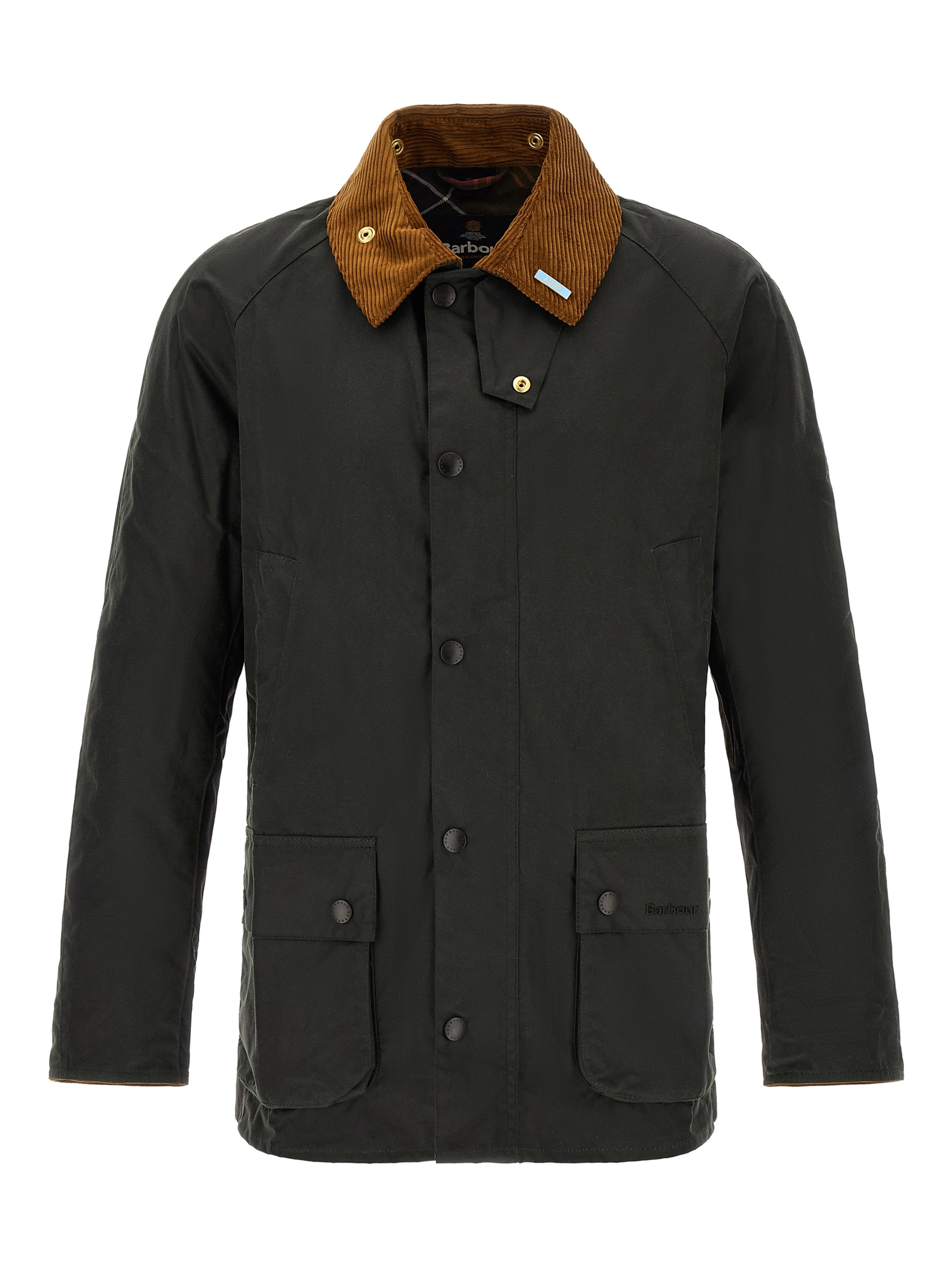 Bicolor Cotton Shell Jacket