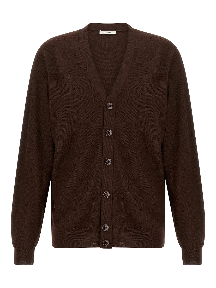 Bordeaux Wool Cardigan