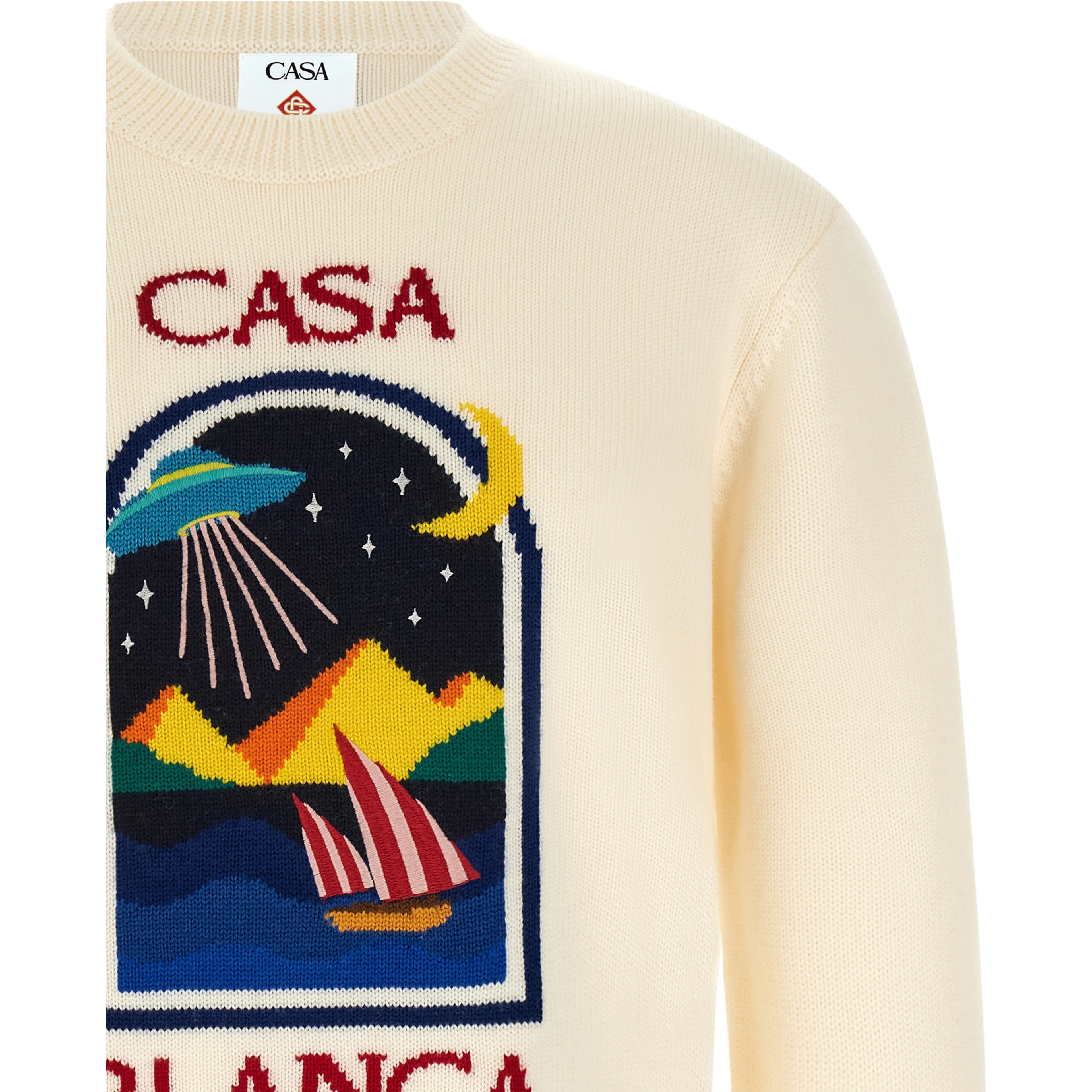 White Wool Cardigan