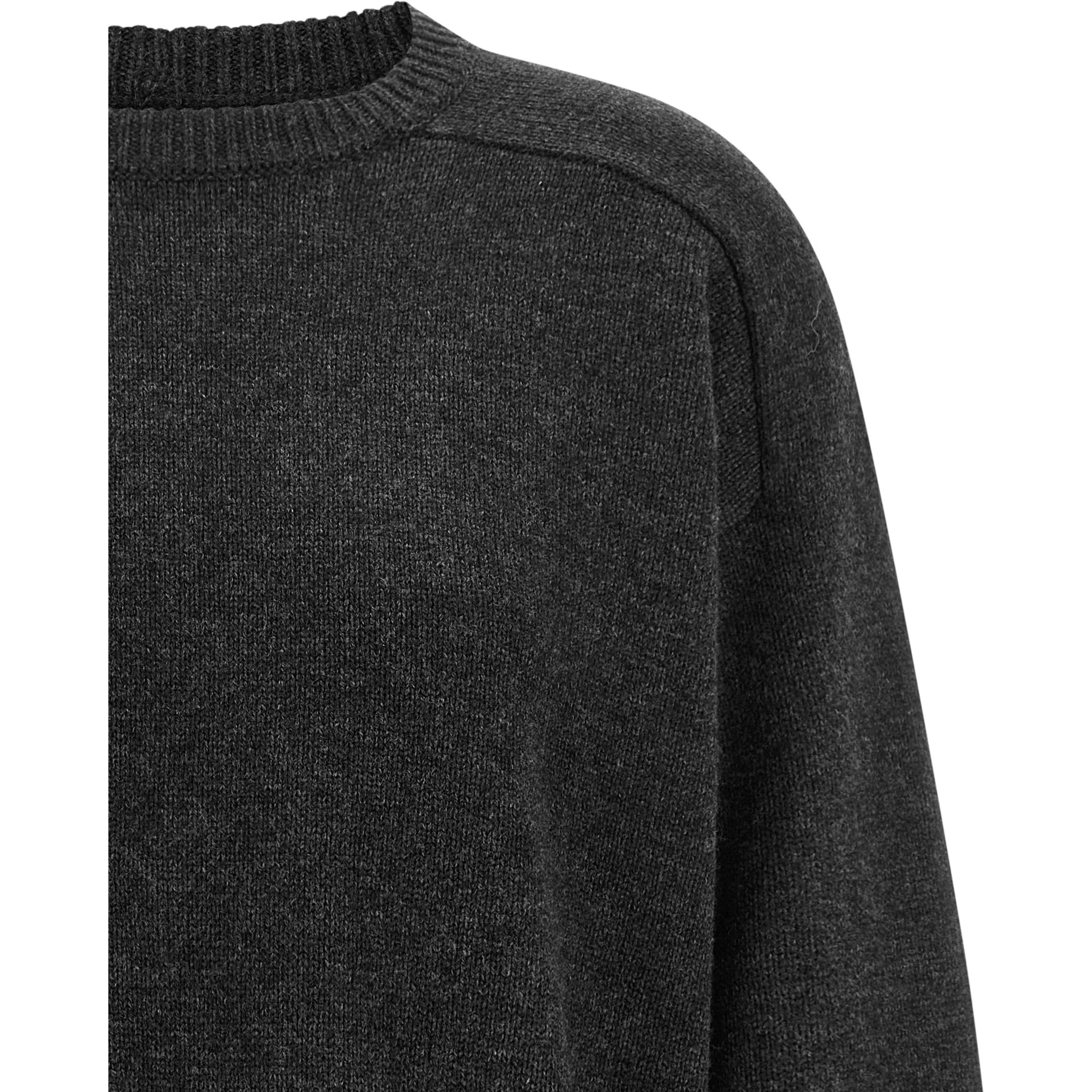 Gray Wool Cardigan