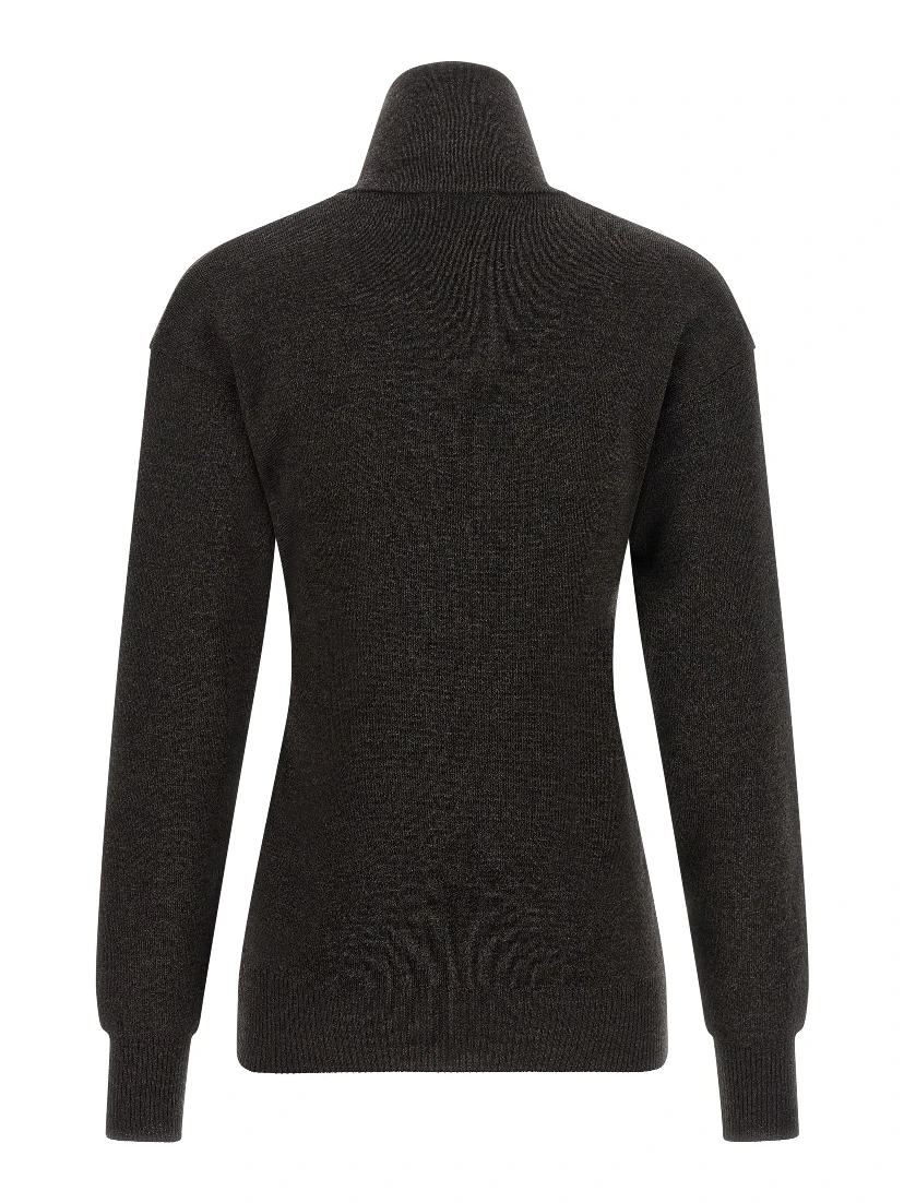 Brown Wool Cardigan