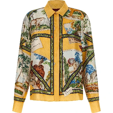 Multicolor Silk Blouse