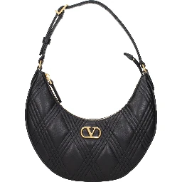 Black Leather Shoulder Bag