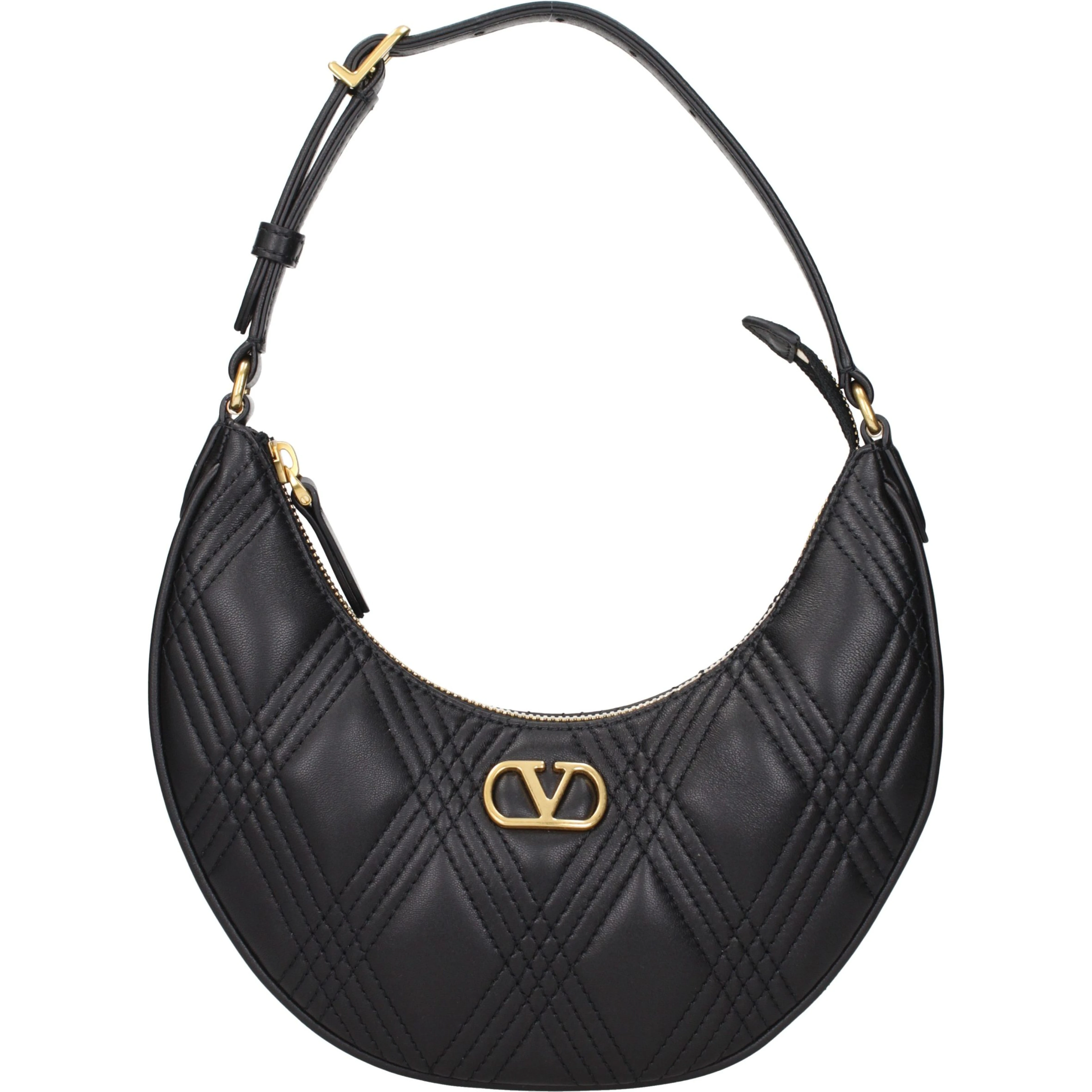 Black Leather Shoulder Bag