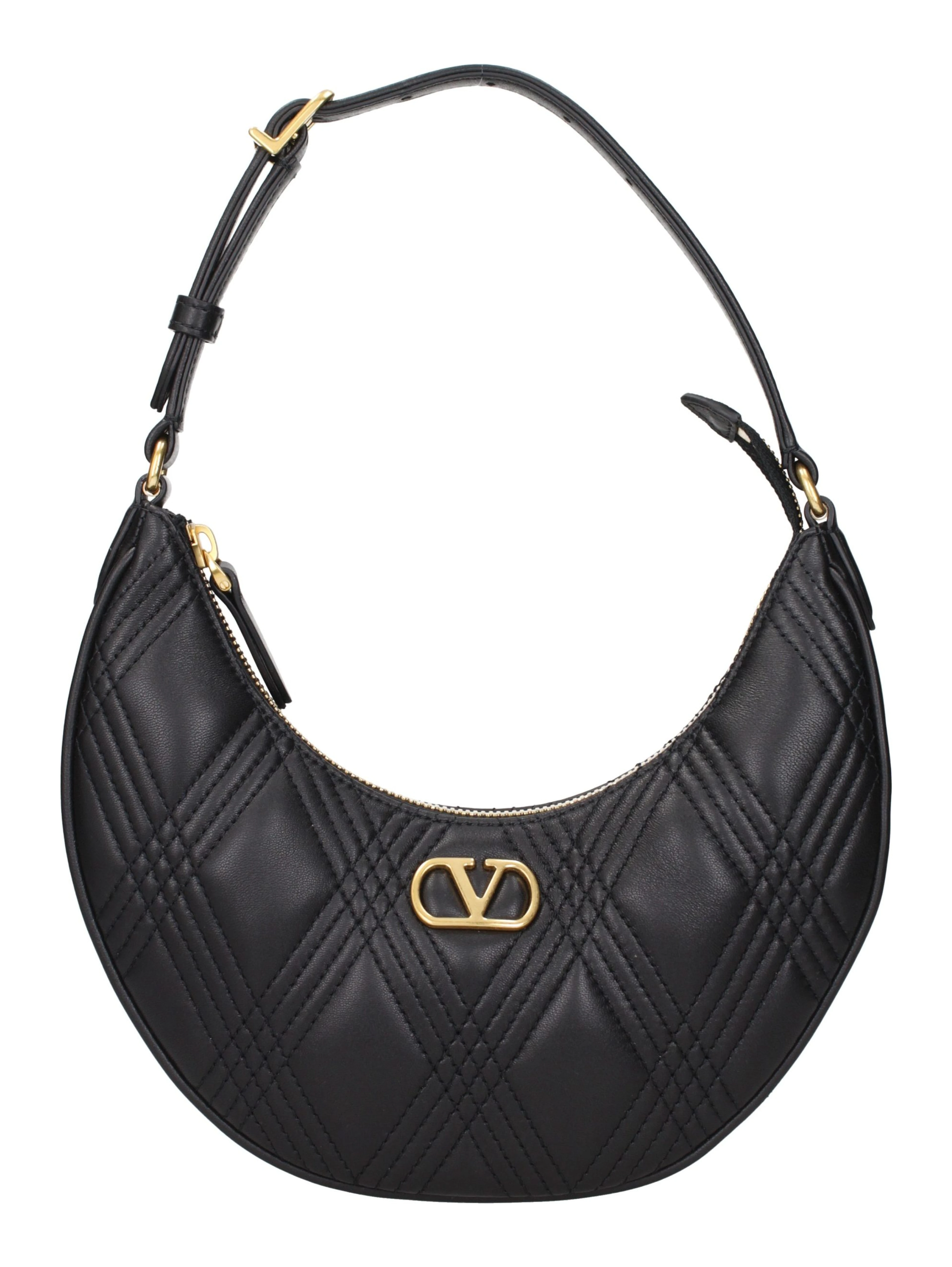 Black Leather Shoulder Bag