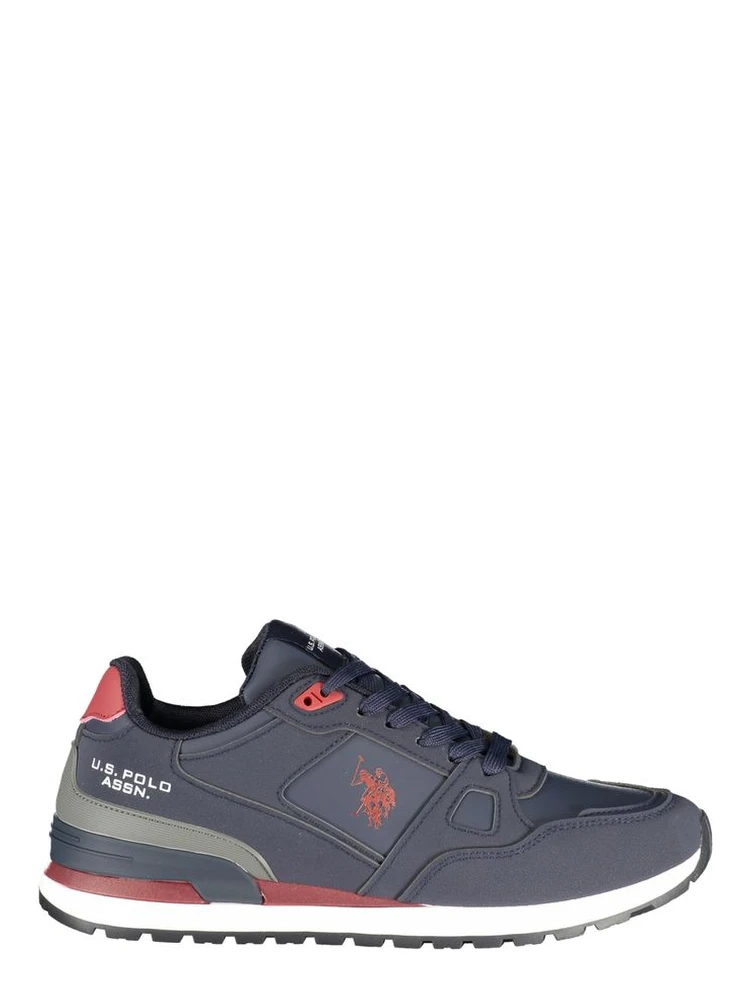 Blue Polyurethane Men's Sneaker