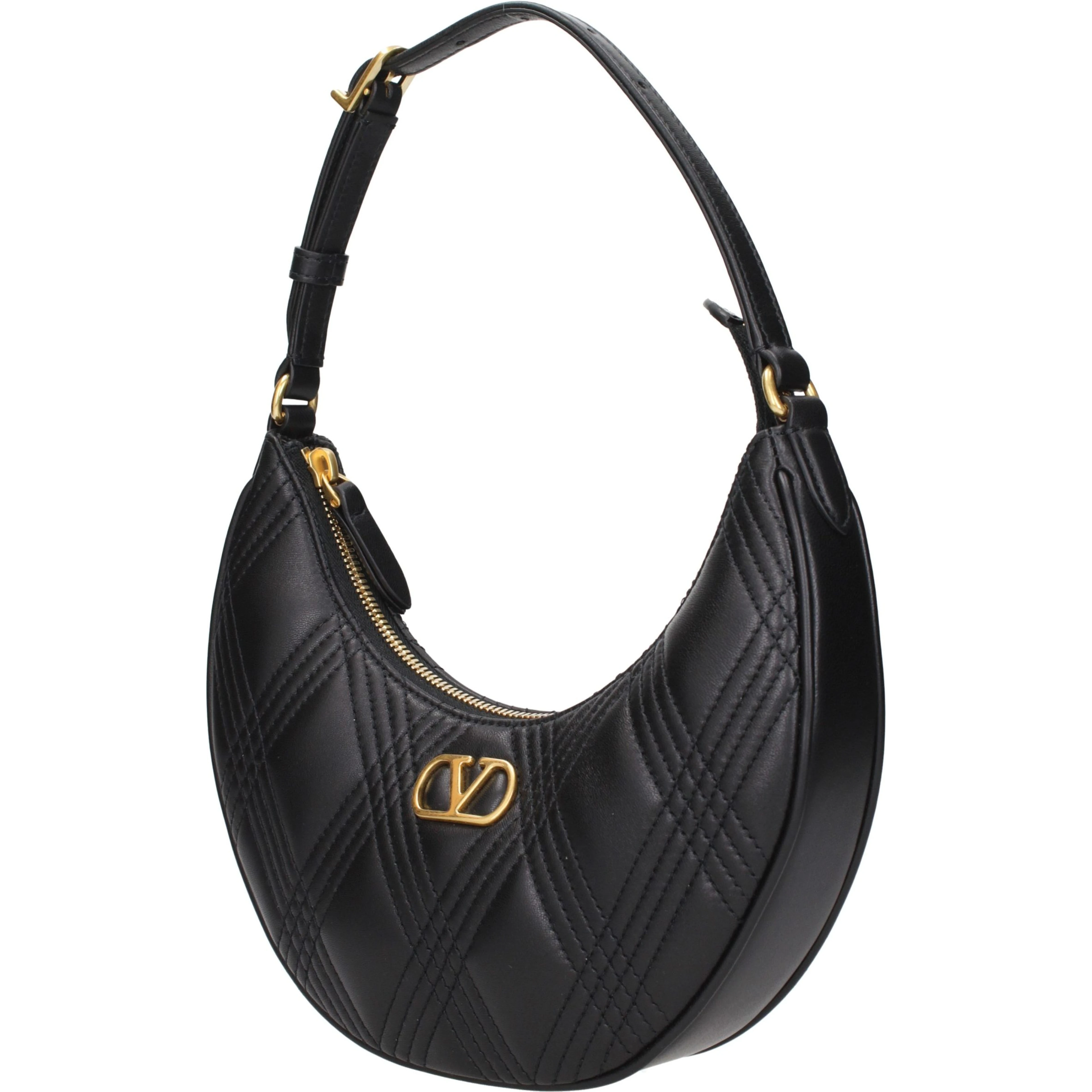 Black Leather Shoulder Bag