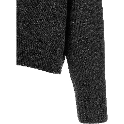 Gray Wool Cardigan