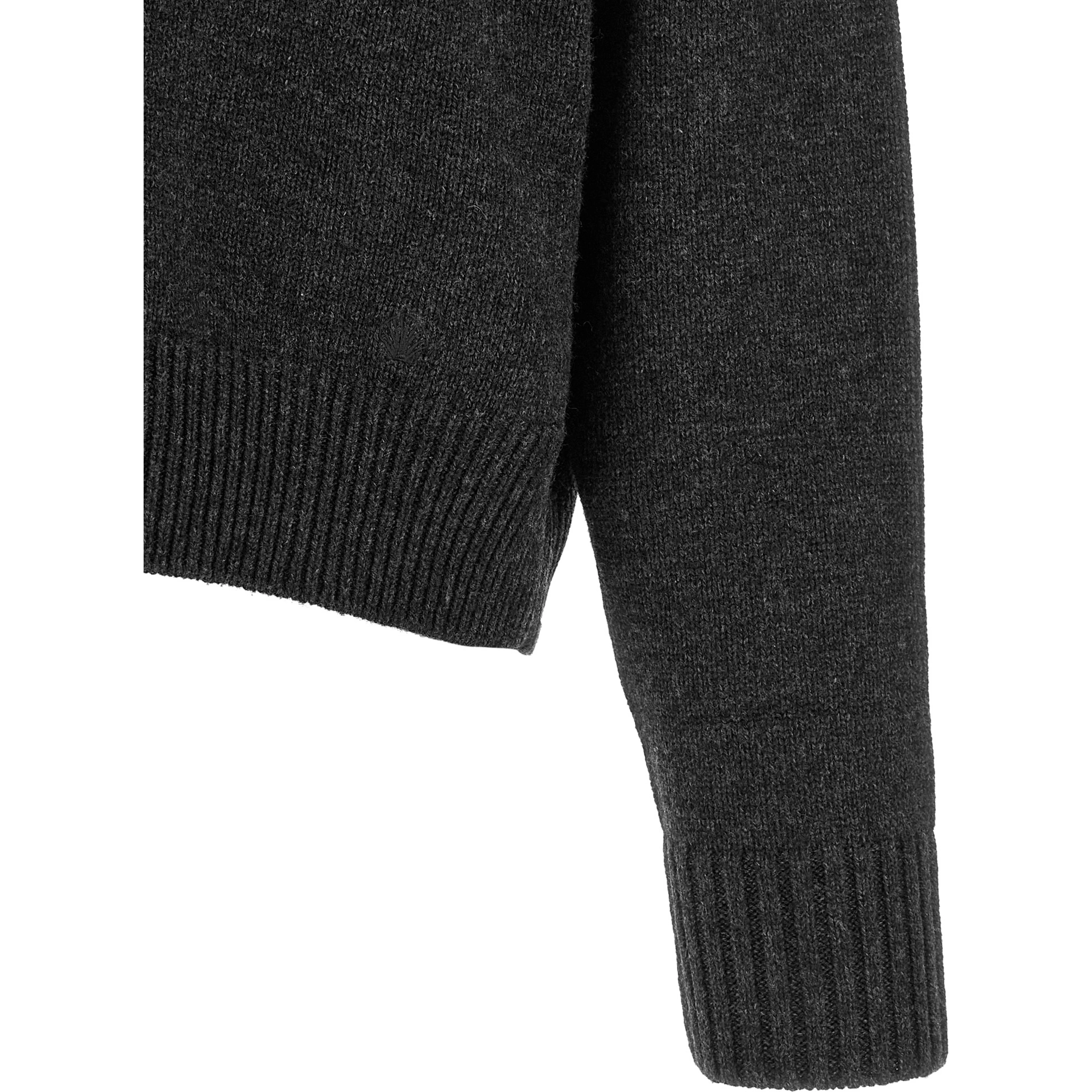 Gray Wool Cardigan