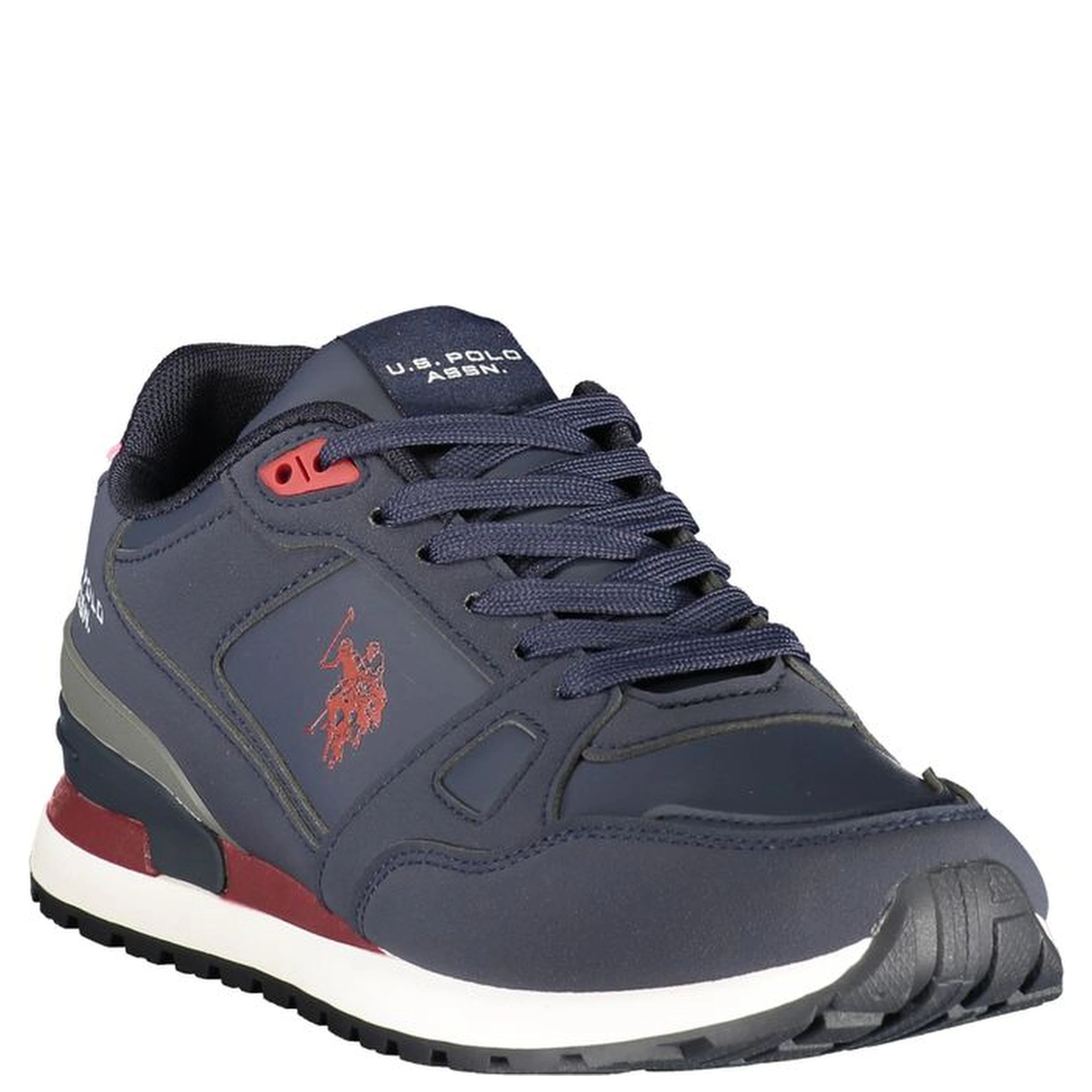 Blue Polyurethane Men's Sneaker