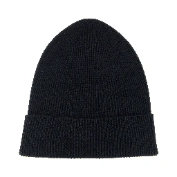Blue Virgin Wool Beanie