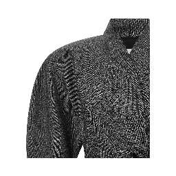 Gray Polyester Blazer
